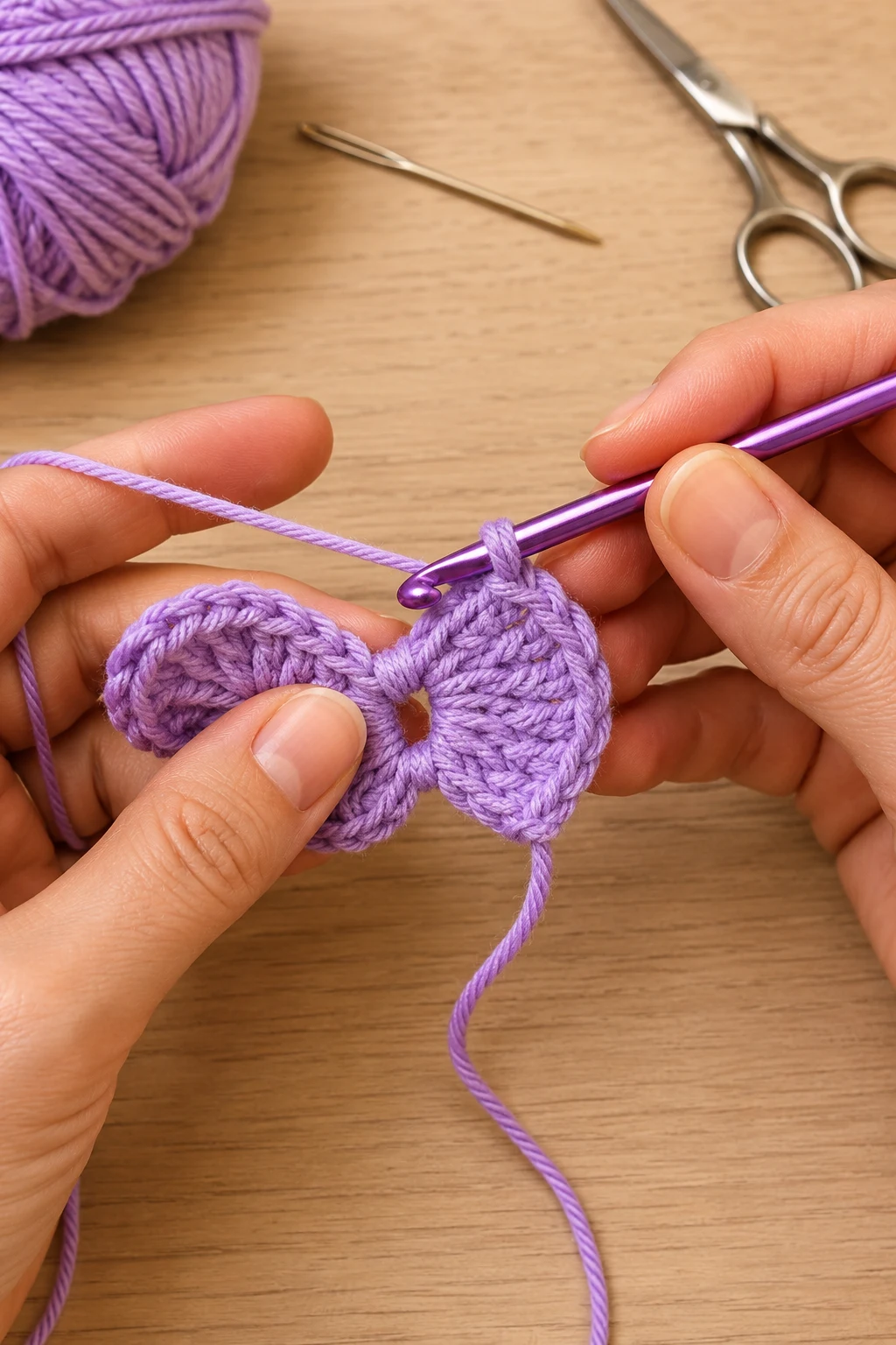 hands actively performing the