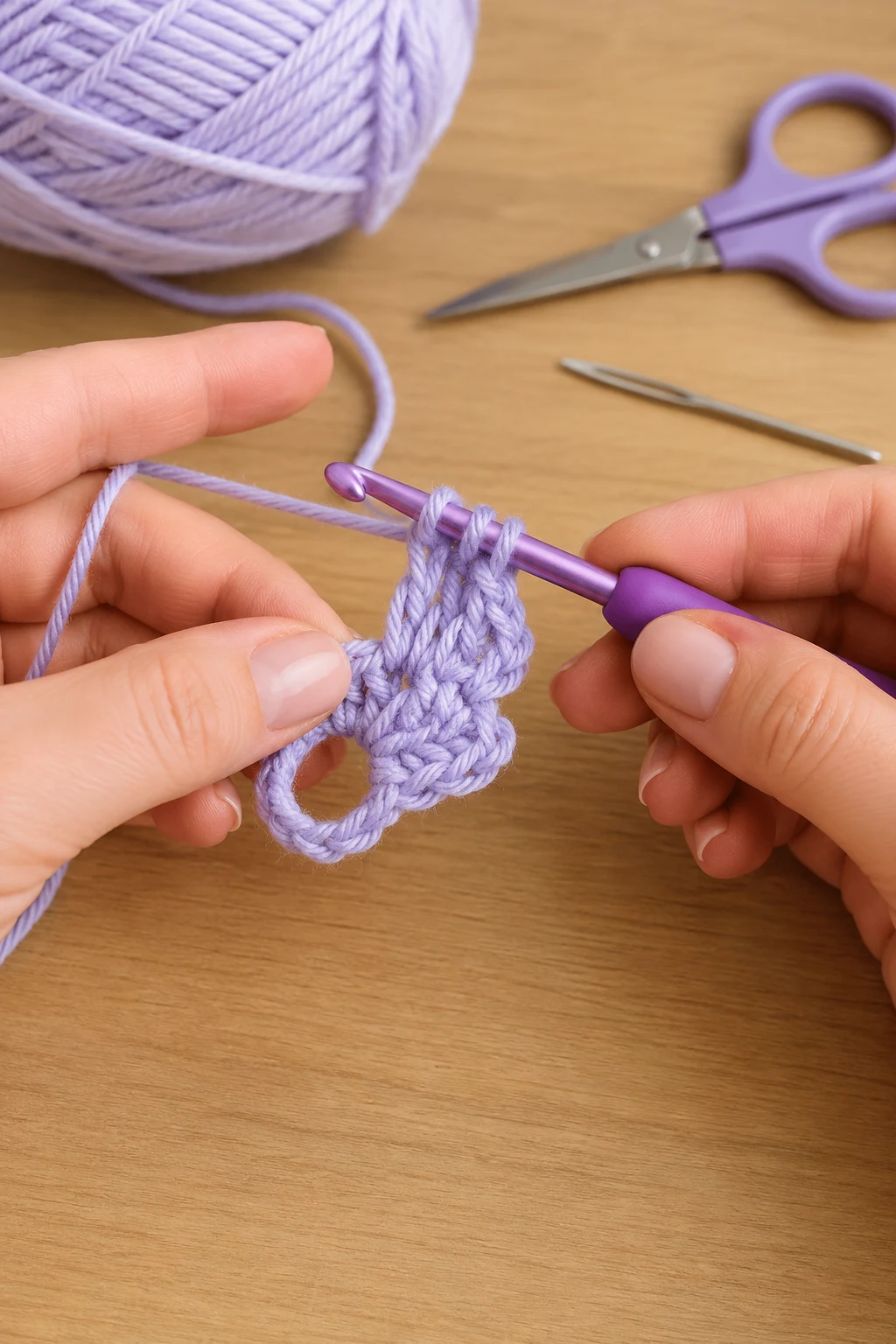 hands actively performing the
