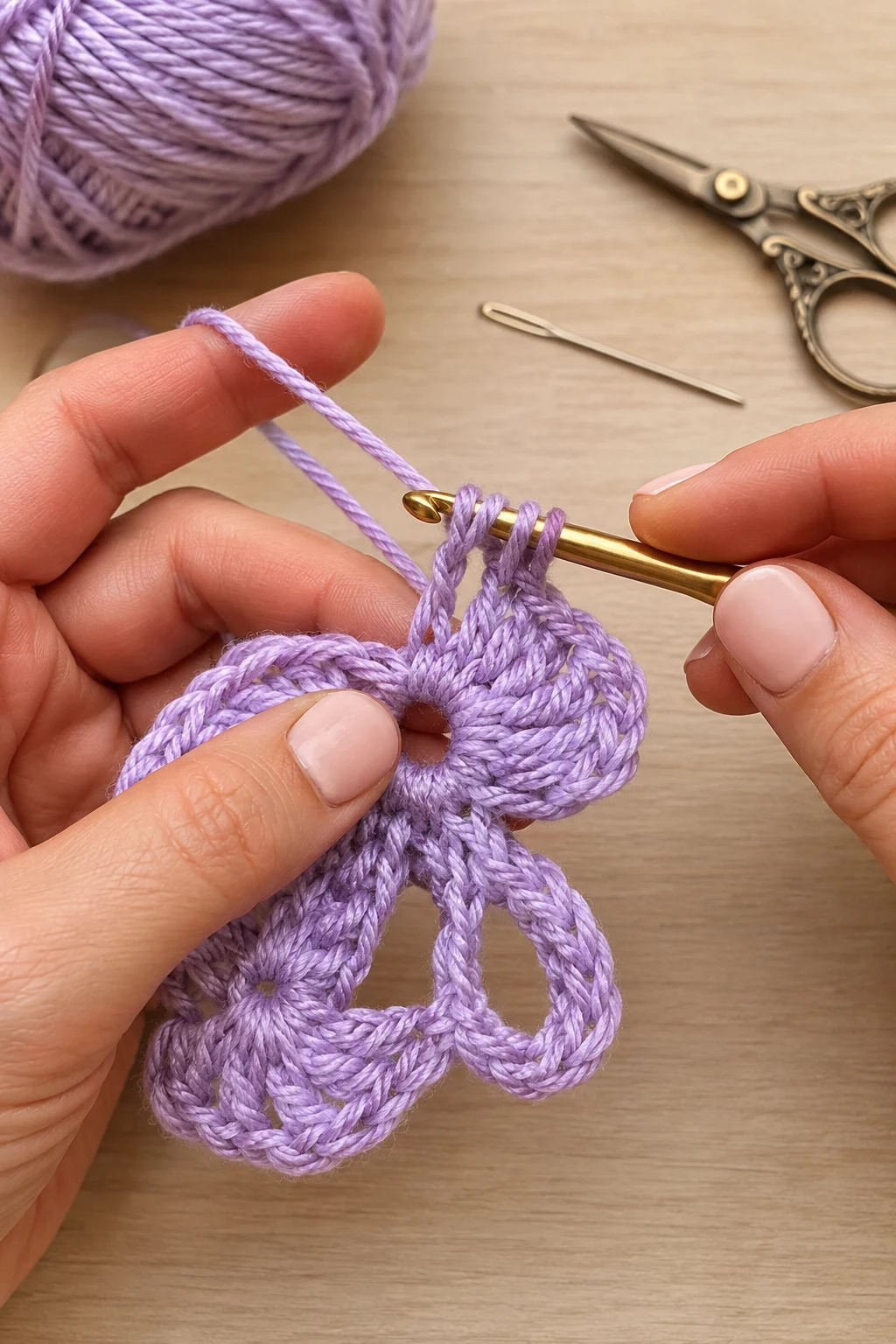 hands actively performing the