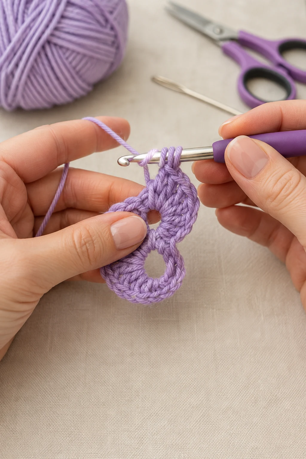 hands actively performing the