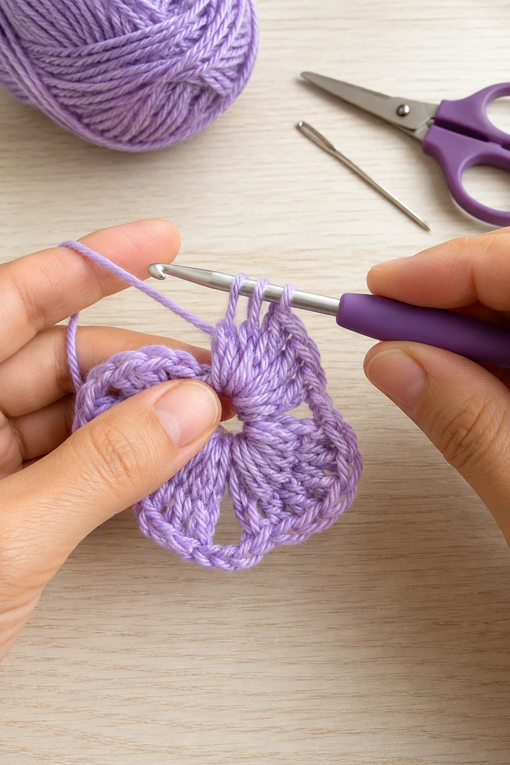 hands actively performing the