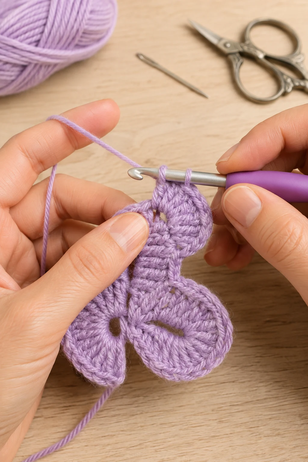 hands actively performing the