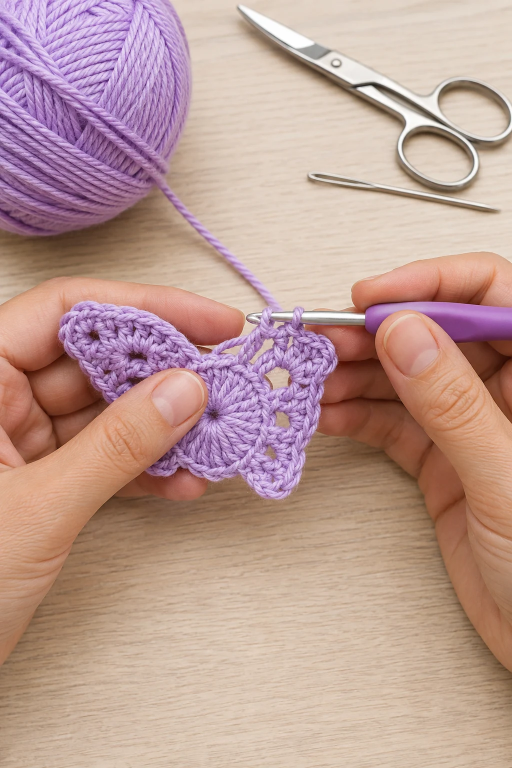 hands actively performing the
