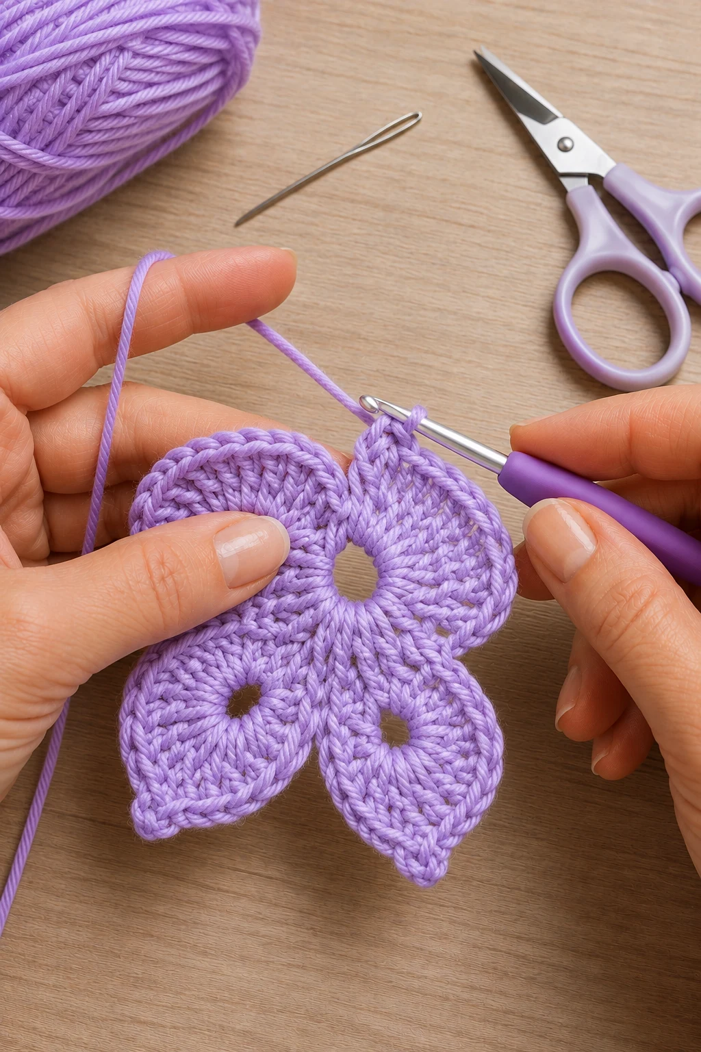 hands actively performing the
