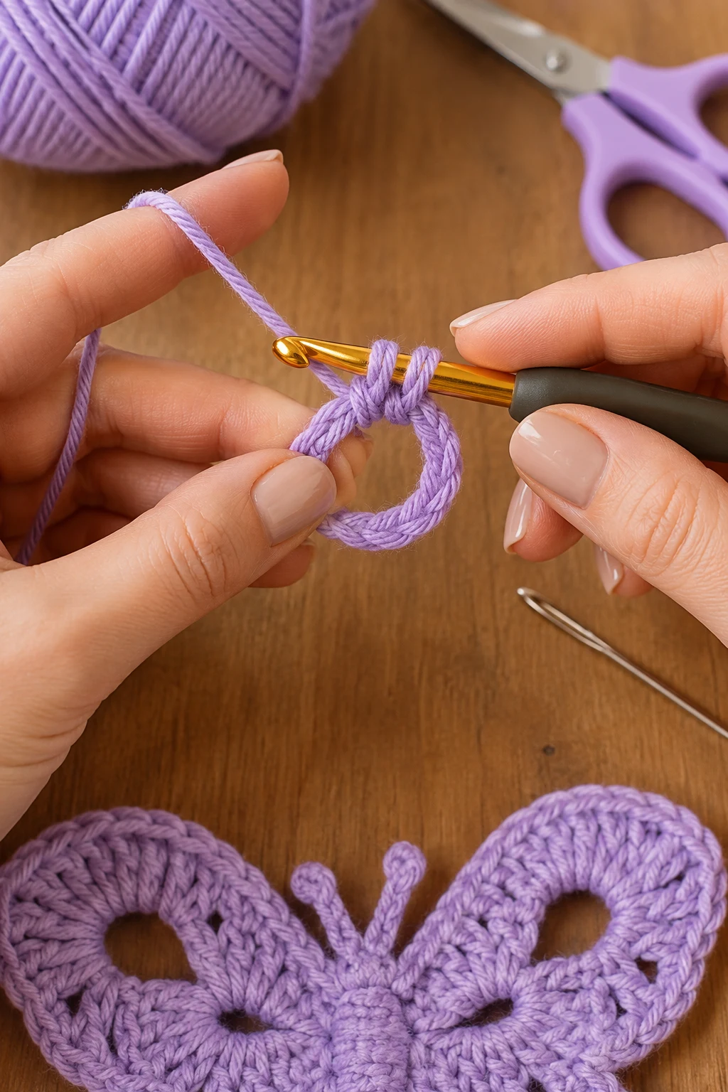 hands actively performing the