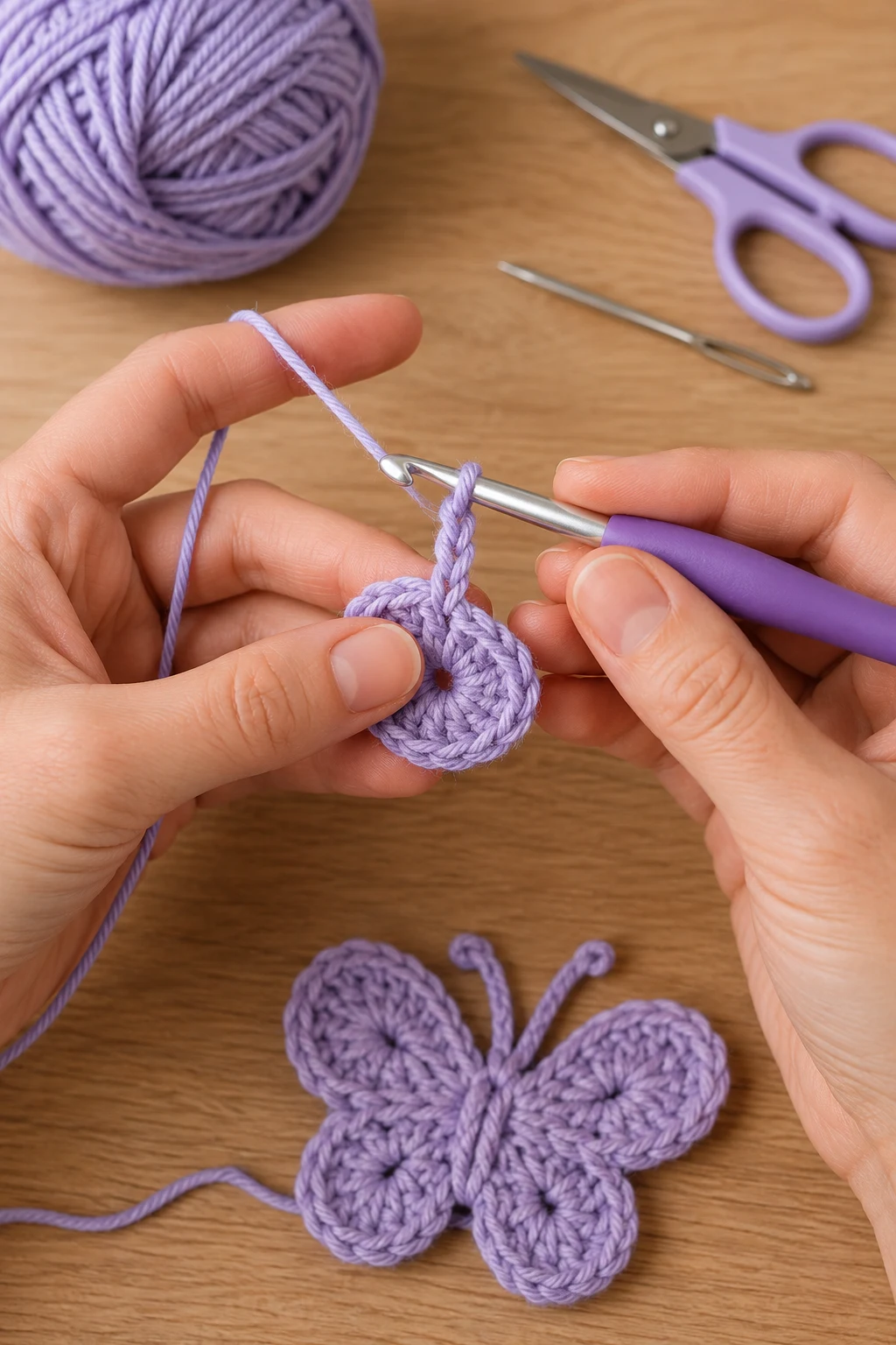 hands actively performing the