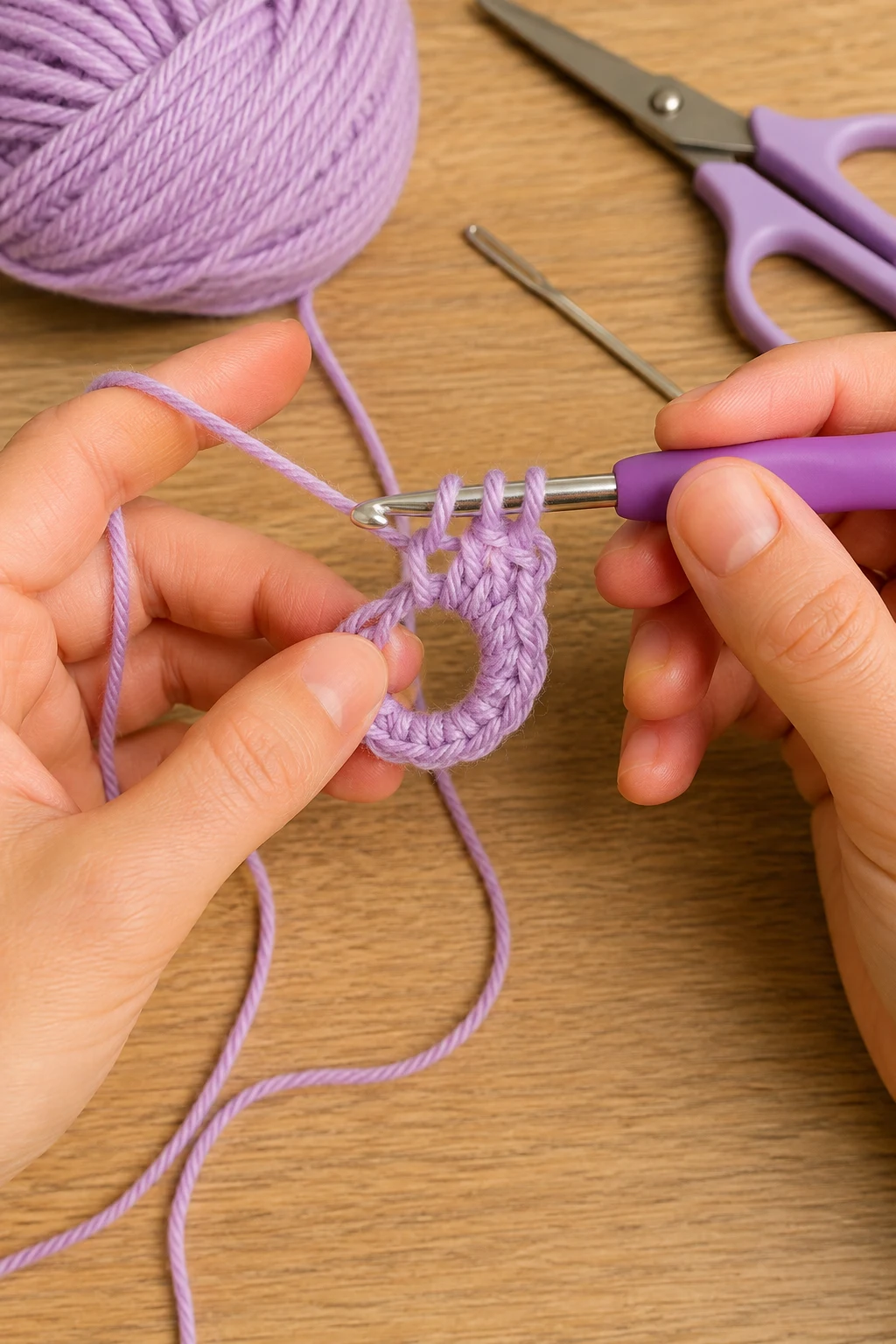 hands actively performing the