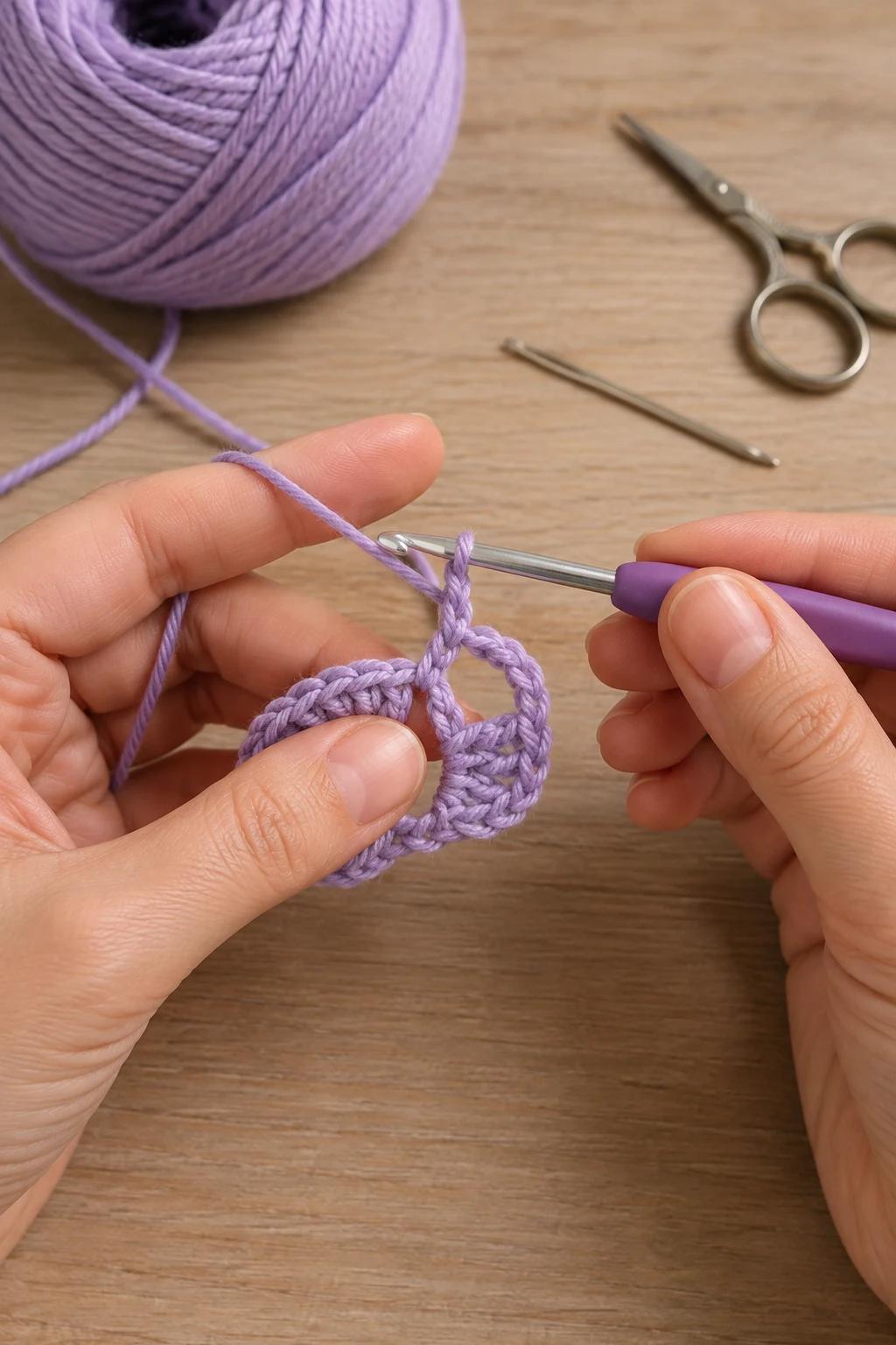 hands actively performing the