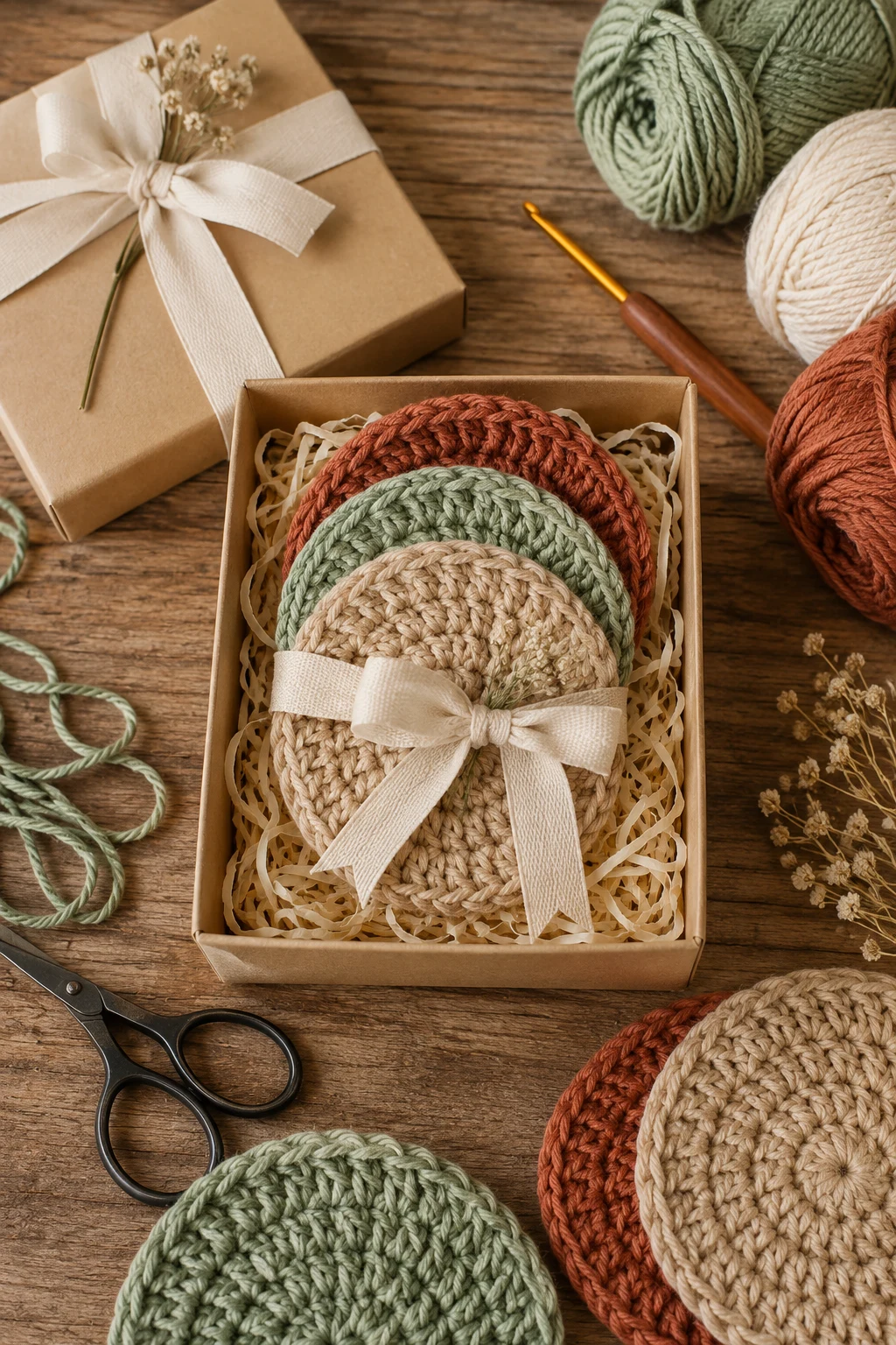 Personalized Gift Sets — crochet coaster ideas style outfit