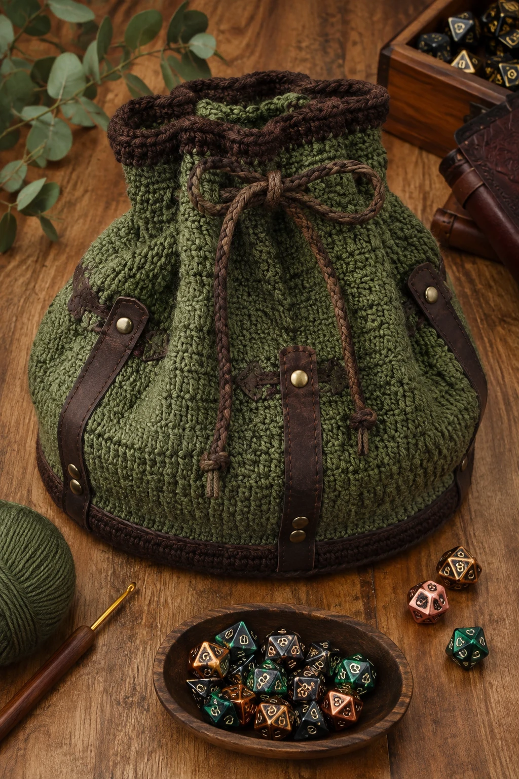 Oversized Loot Bag — crochet dice bag style outfit