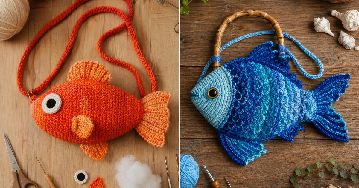 Crochet fish bag: 16 Easy DIY Ideas for 2026 crochet fish bag