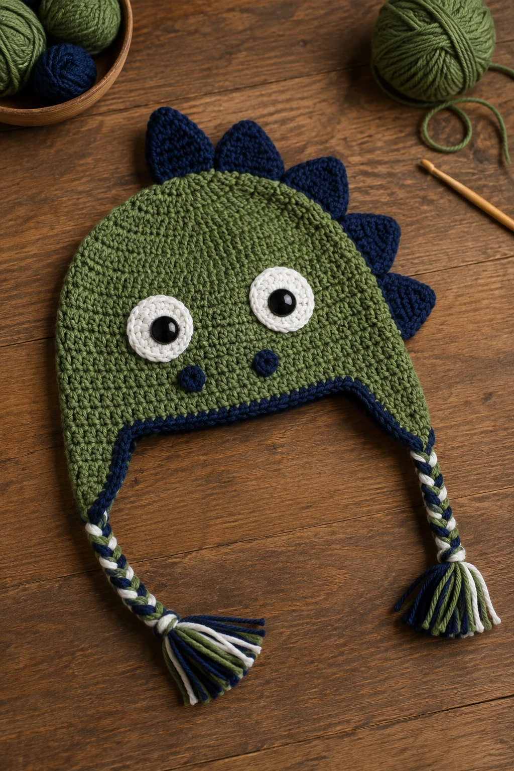 Playful Crochet for Little Boys Dinosaur Hat — crochet for baby boy style outfit