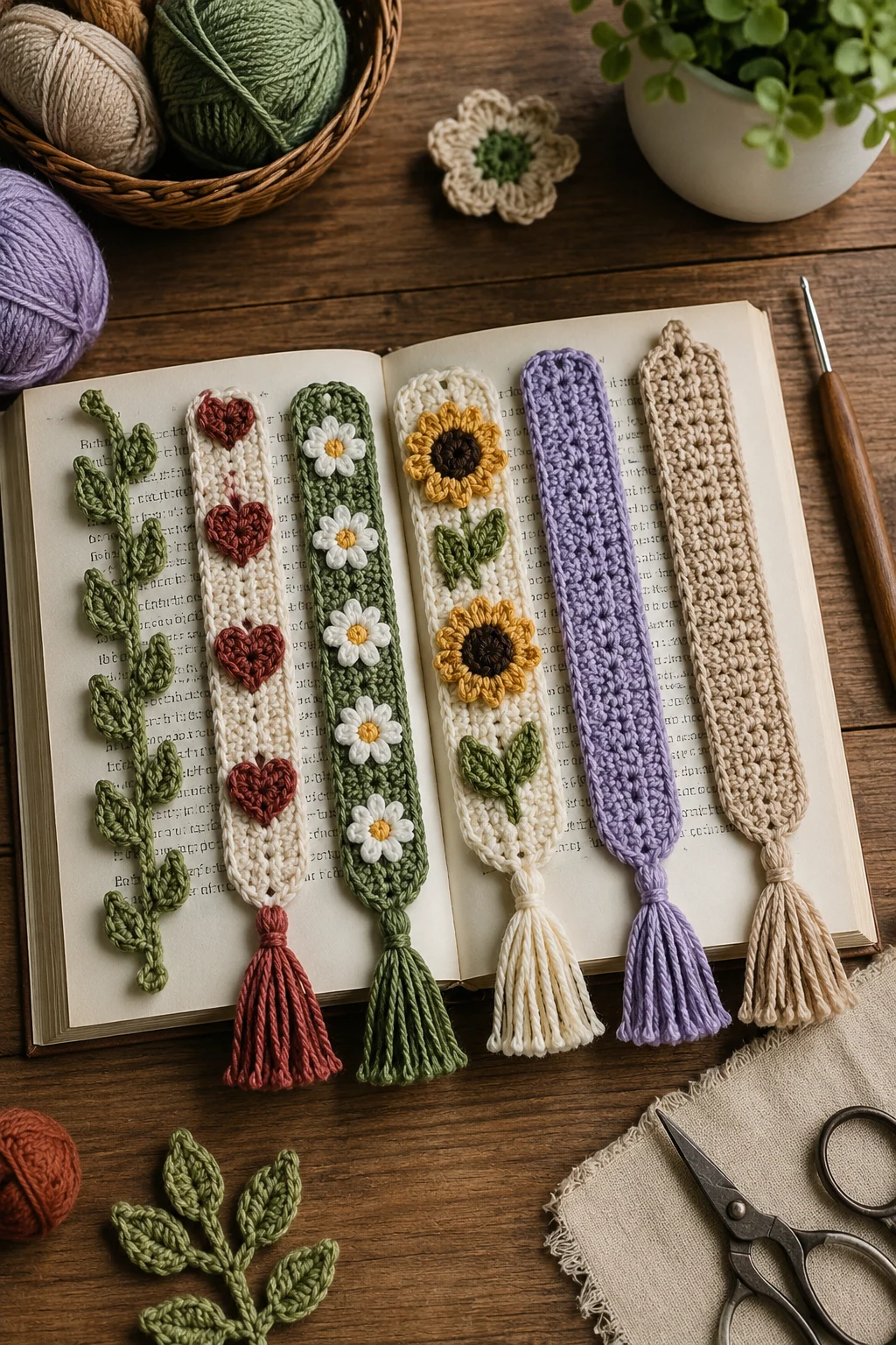 Crochet Gift Ideas for Friends: Book Lover's Bookmark Collection — crochet gift ideas for friends style outfit