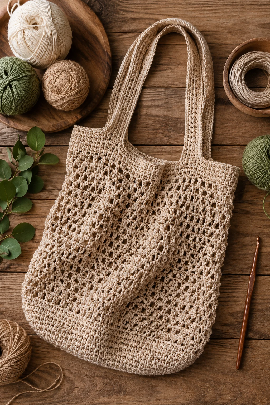 Modern Market Tote for Everyday Adventures — crochet gift ideas for friends style outfit