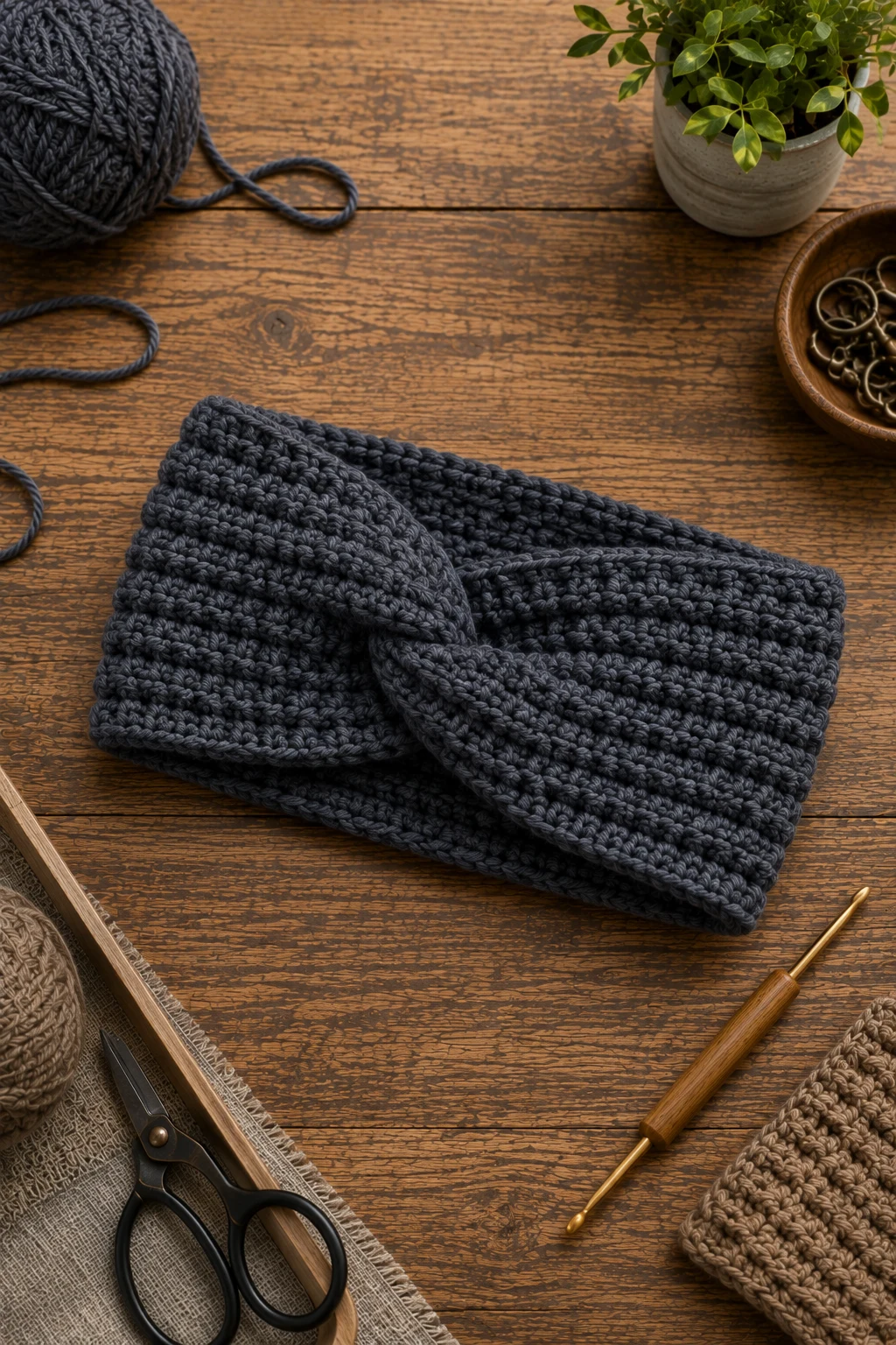 Cozy Crochet Gift Ideas for Men: Winter Headband — crochet gift ideas for men style outfit, worn by a stylish man