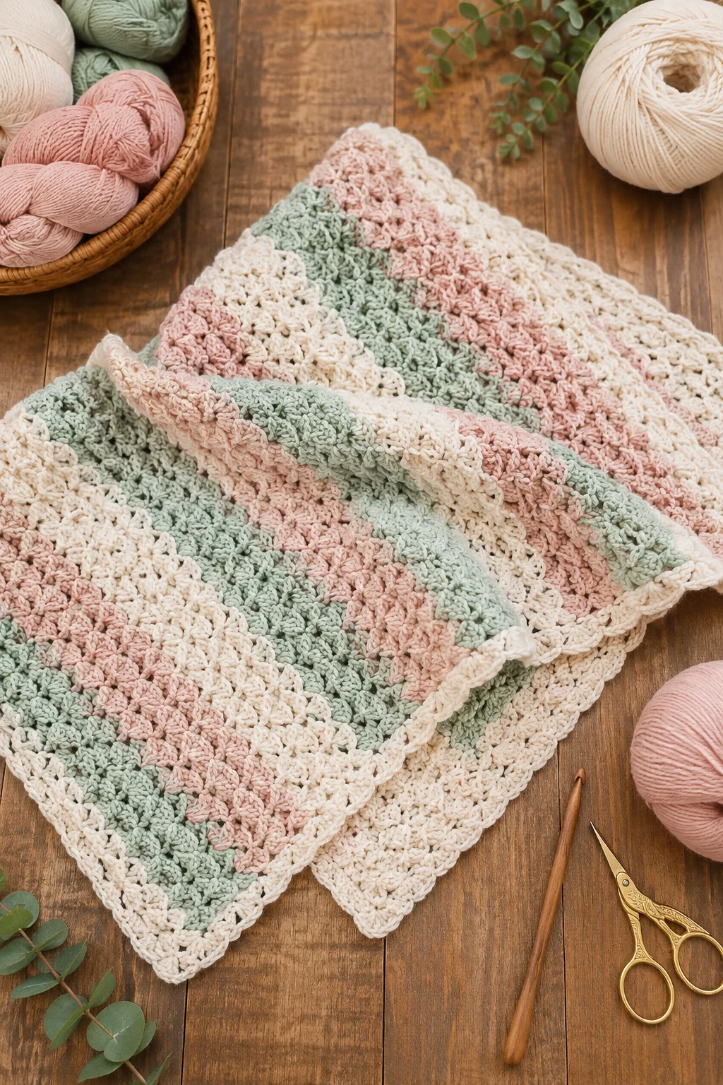 Cloud-Soft Baby Blanket — crochet ideas for baby style outfit