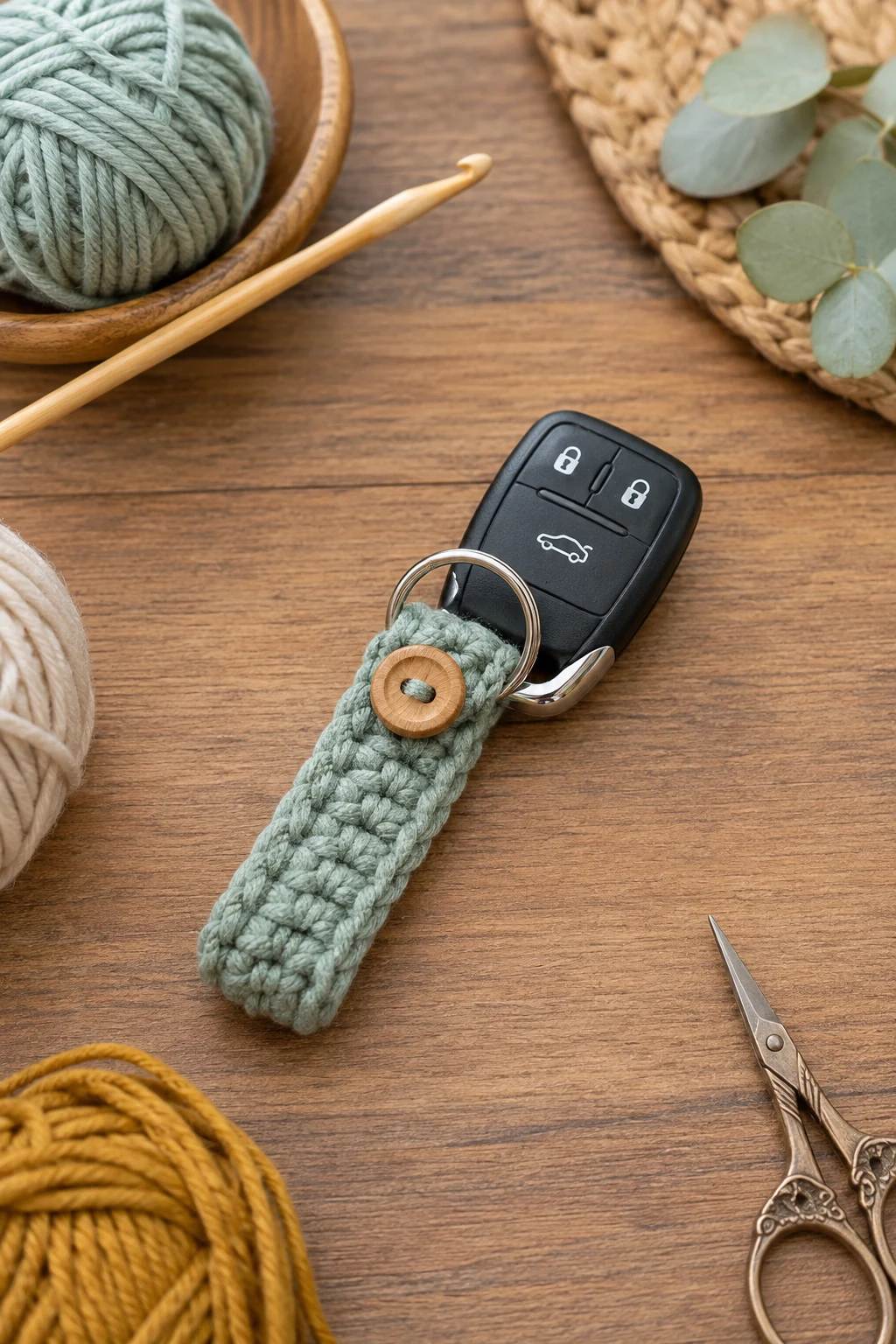 Crochet Car Key Fob — crochet ideas for car style outfit