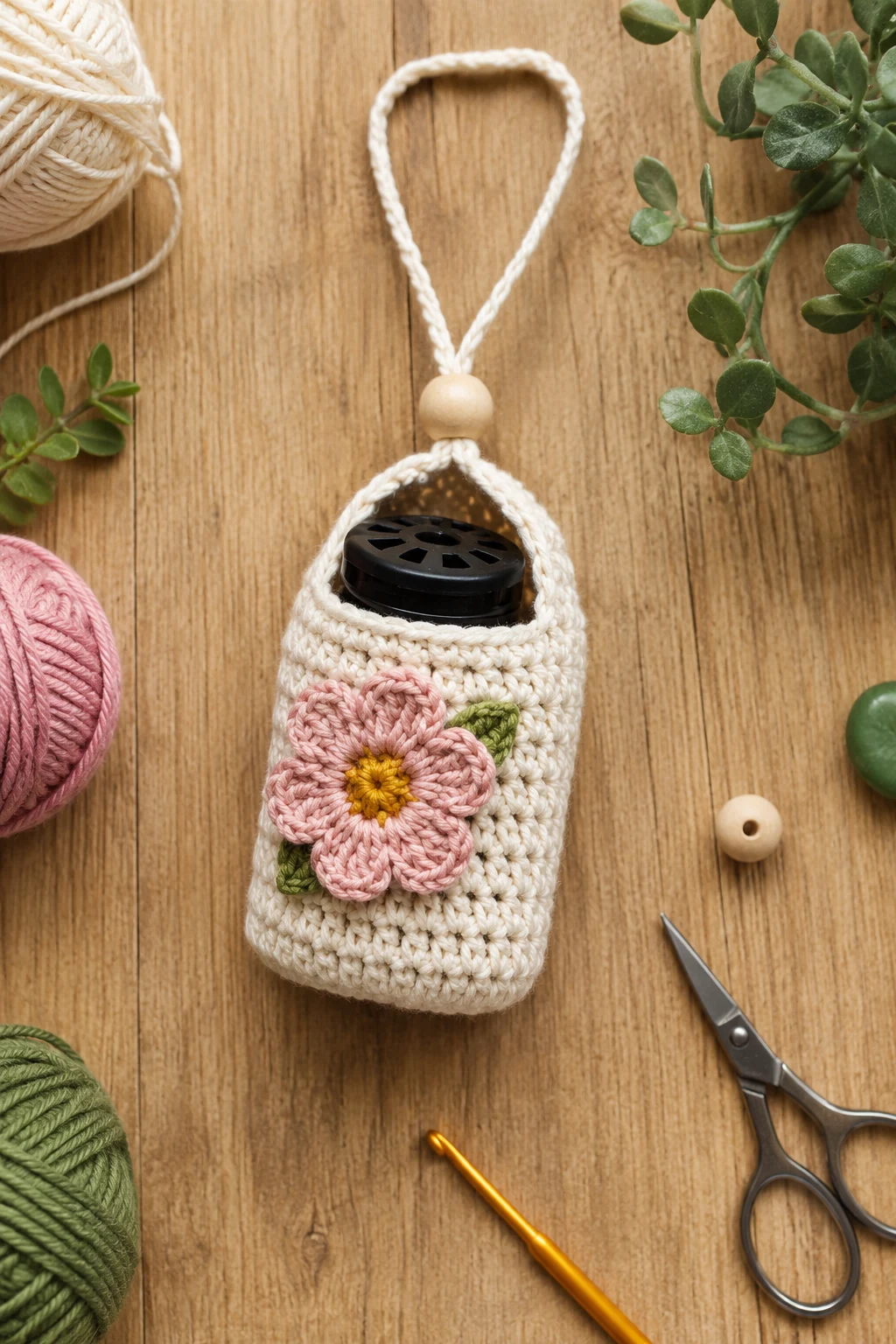 Crochet Car Air-Freshener Holder — crochet ideas for car style outfit