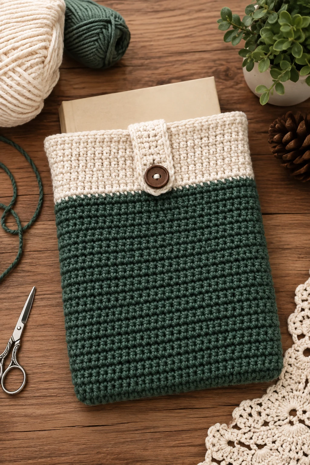 Crochet Book Sleeve — crochet ideas for gifts style outfit