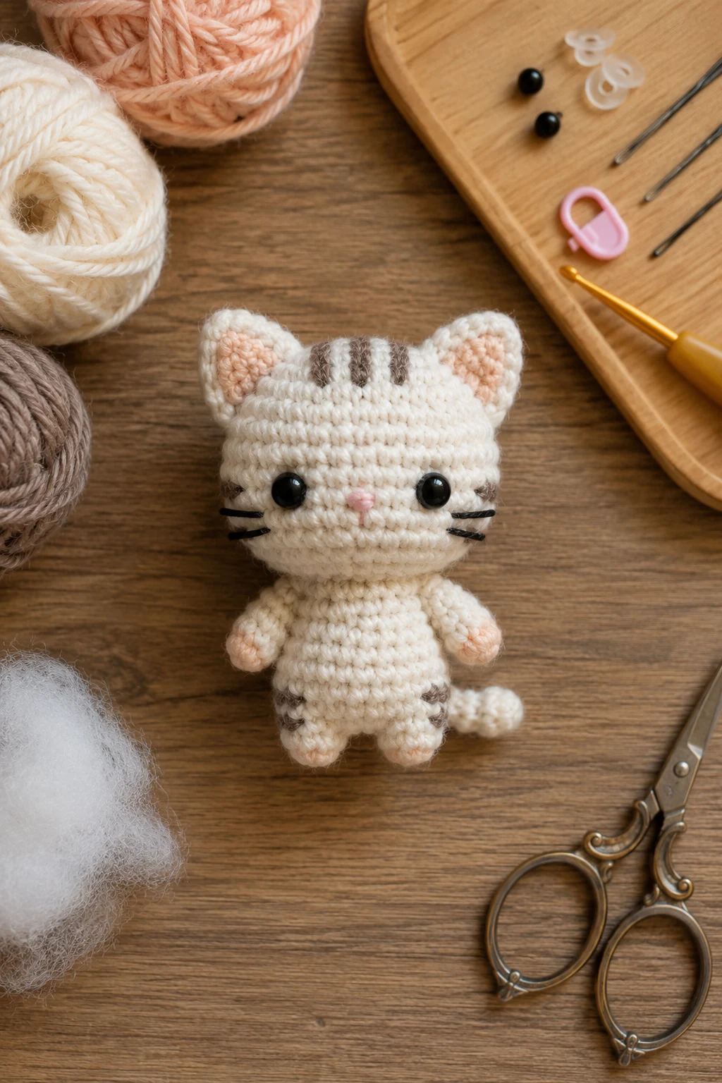Pocket-Sized Plush Cat — crochet ideas for gifts style outfit