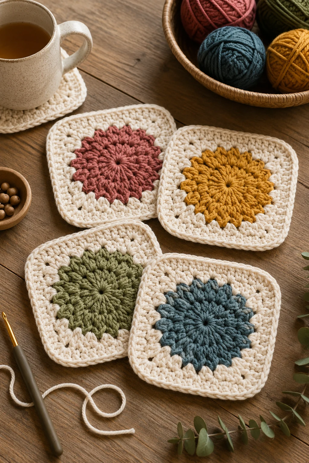 Crochet Mug Rug Set — crochet ideas for gifts style outfit