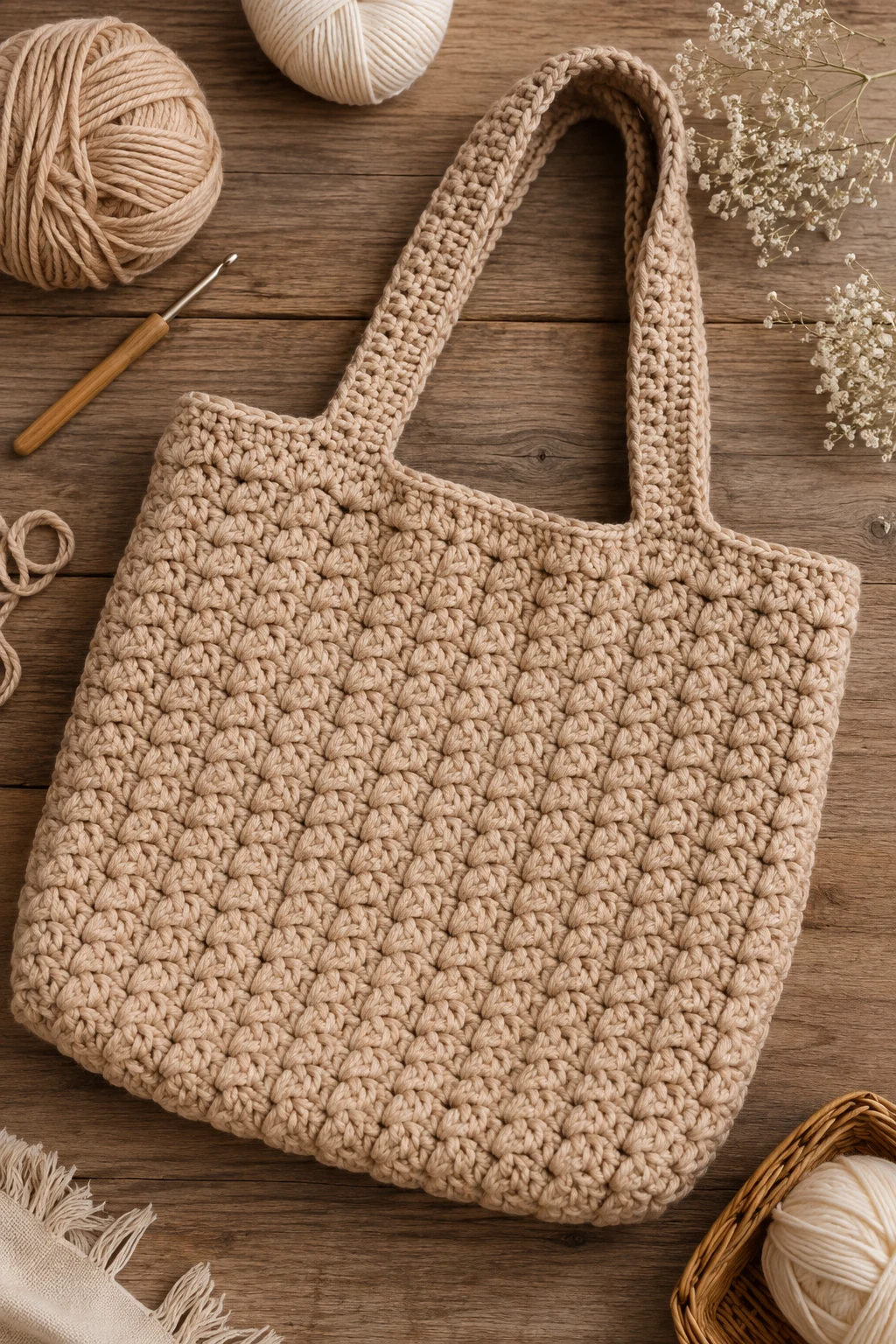 Oversized Crochet Tote — crochet ideas for gifts style outfit