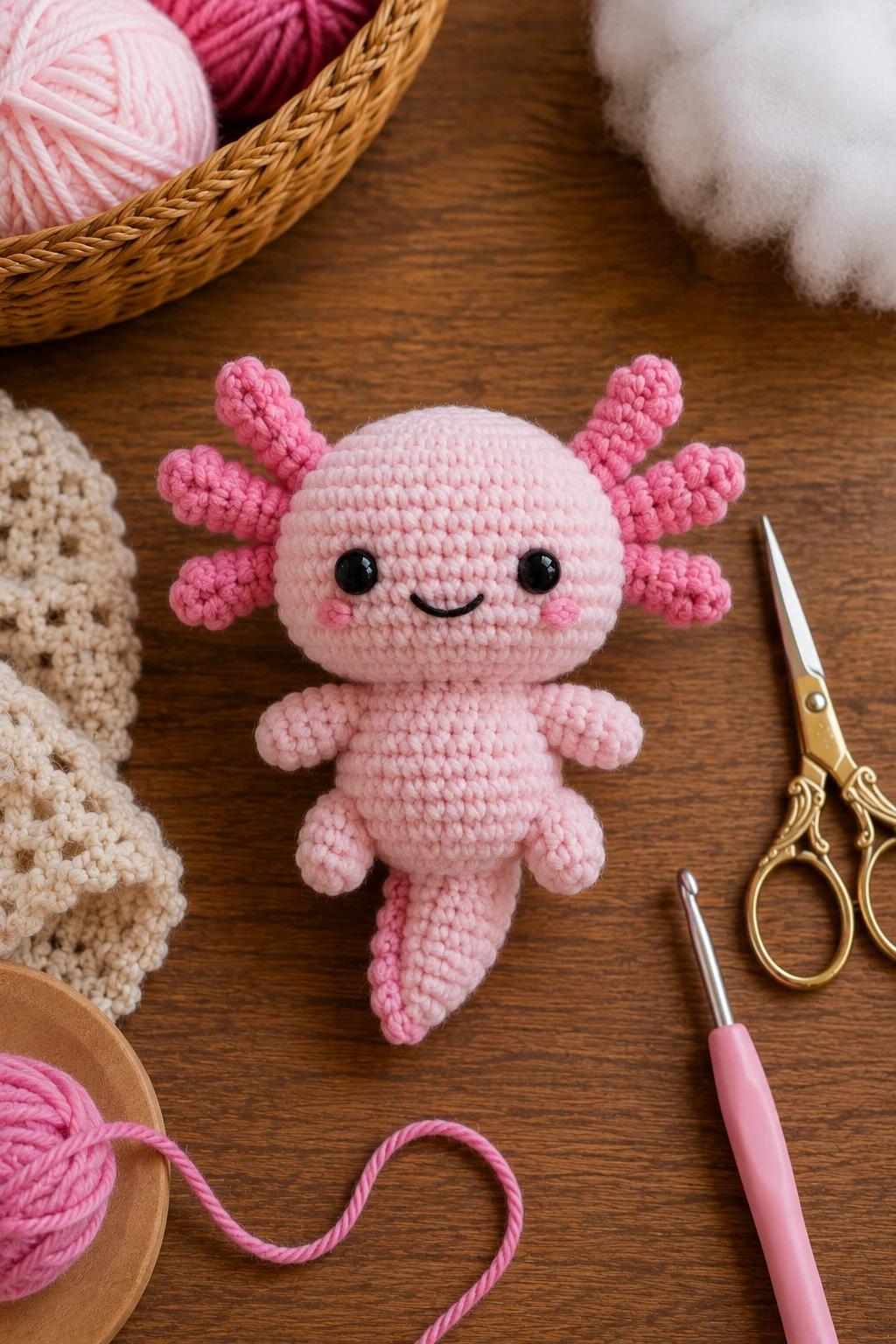 Mini Axolotl — crochet ideas plushies style outfit