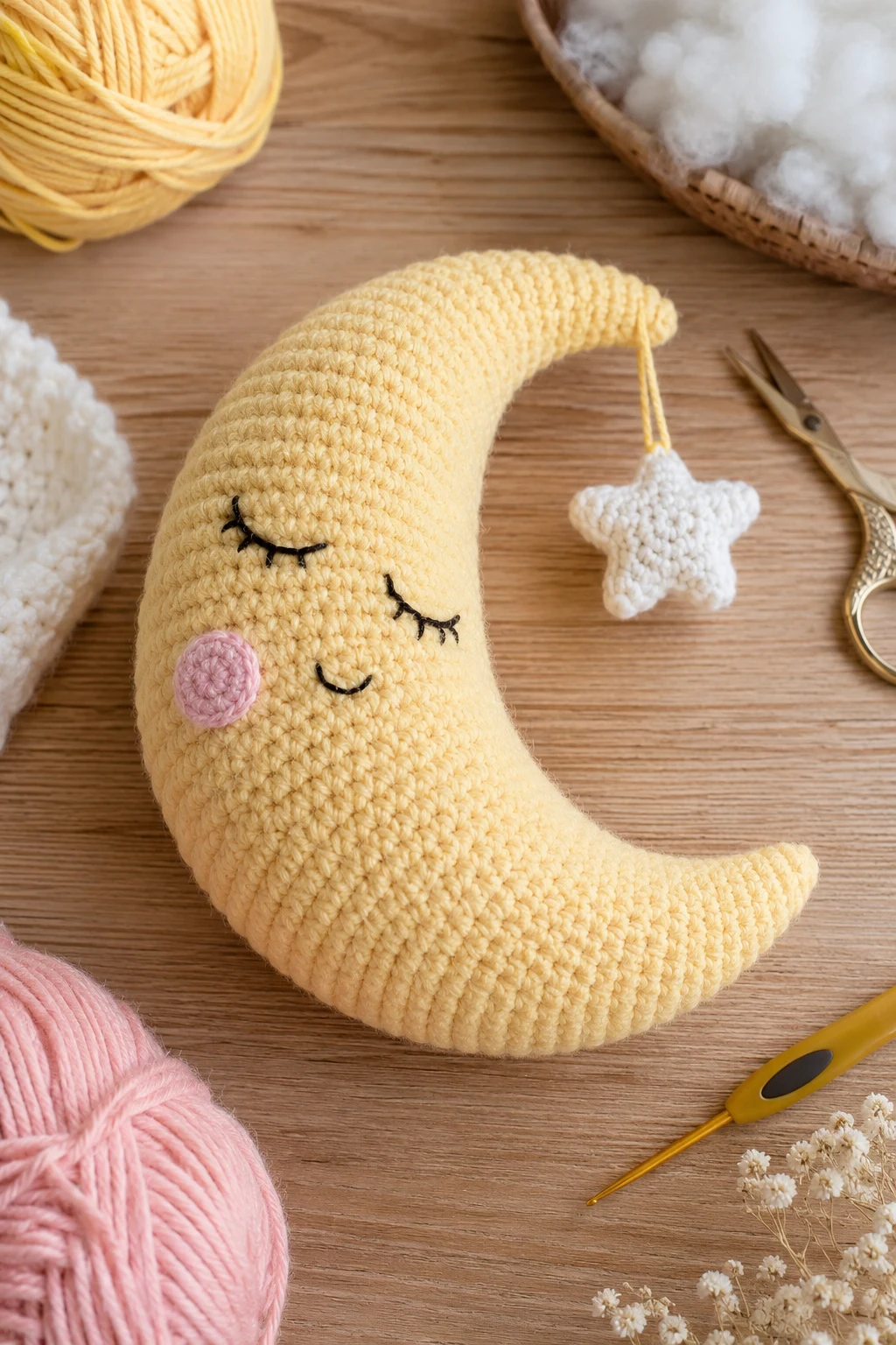 Crochet Ideas Plushies: Sleepy Moon — crochet ideas plushies style outfit