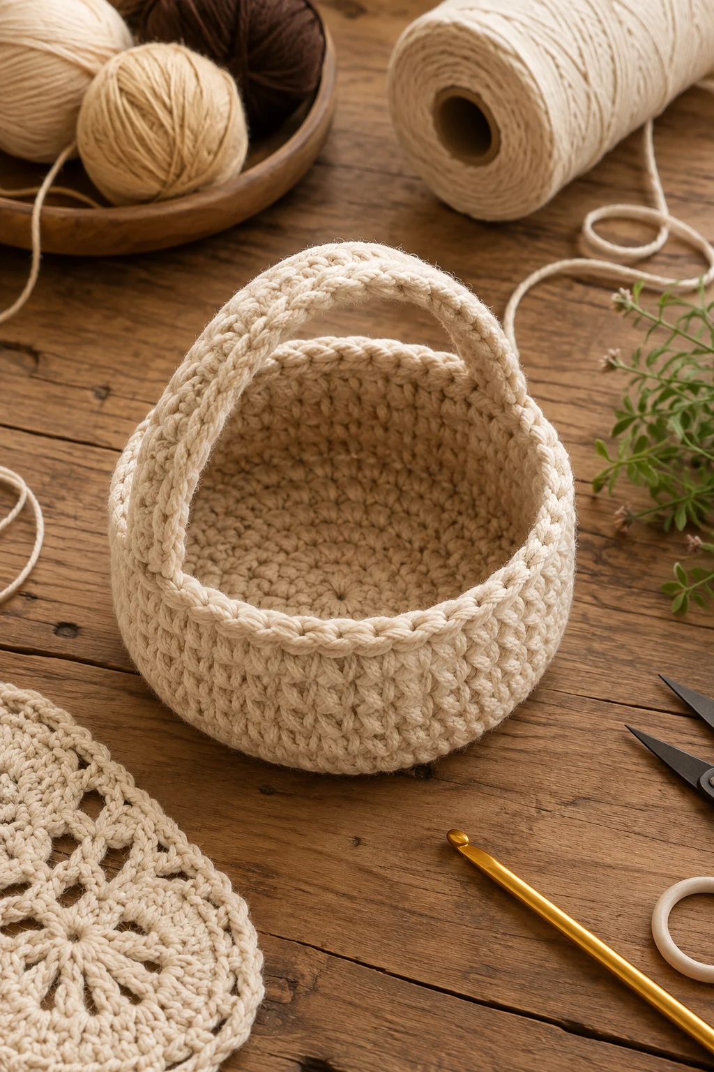 Mini Basket — crochet ideas small projects style outfit