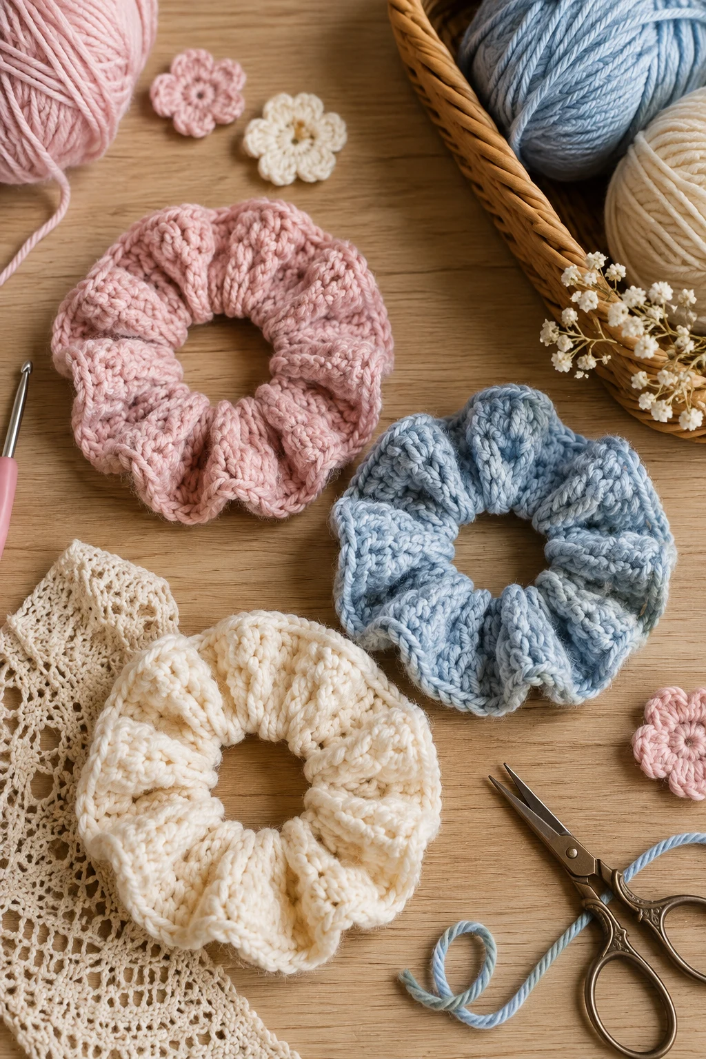 Scrunchie Cover — crochet ideas small projects style outfit