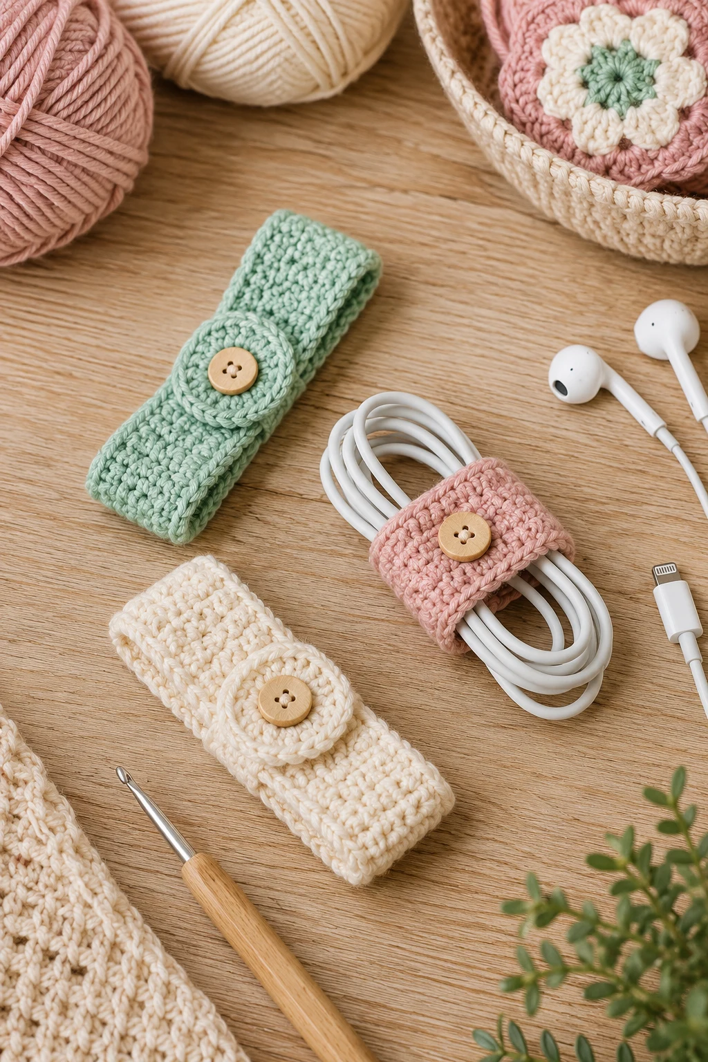 Crochet Cord Organizer — crochet ideas small projects style outfit