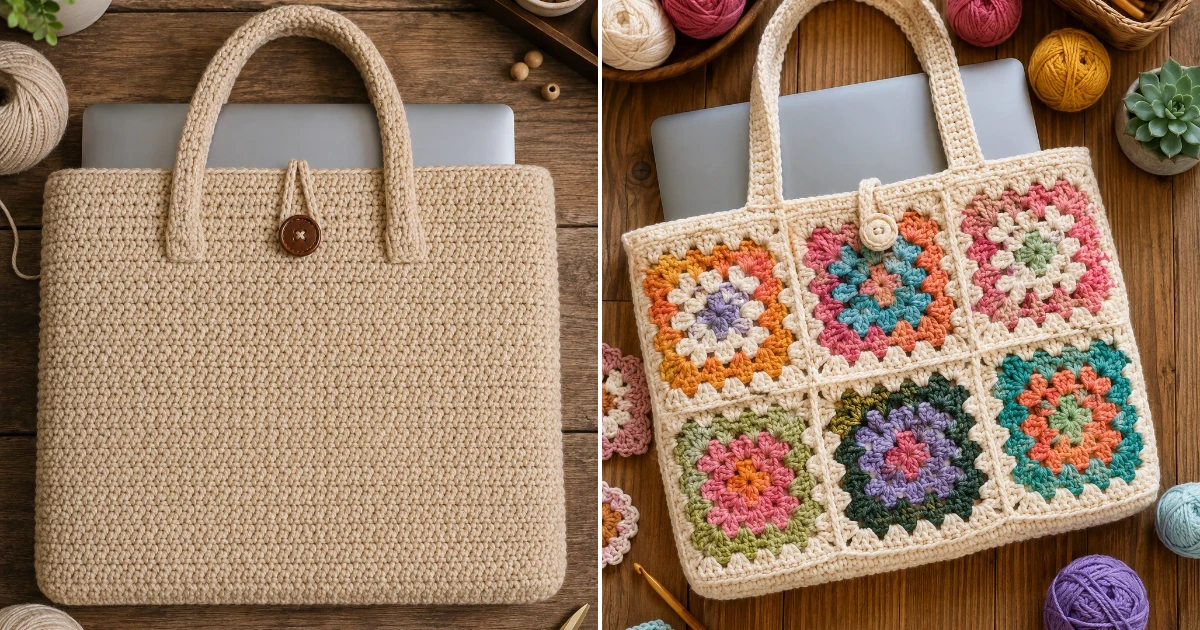 Crochet laptop bag: 11 Chic DIY Ideas for 2026 crochet laptop bag