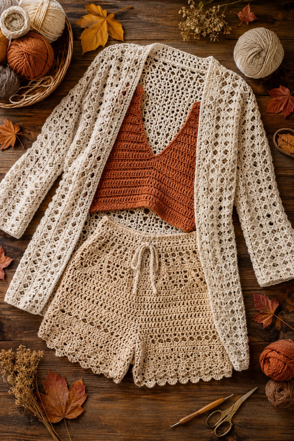Crochet Outfit Ideas Free Pattern: The Layered Autumn Look — Crochet Outfit Ideas Free Pattern style outfit