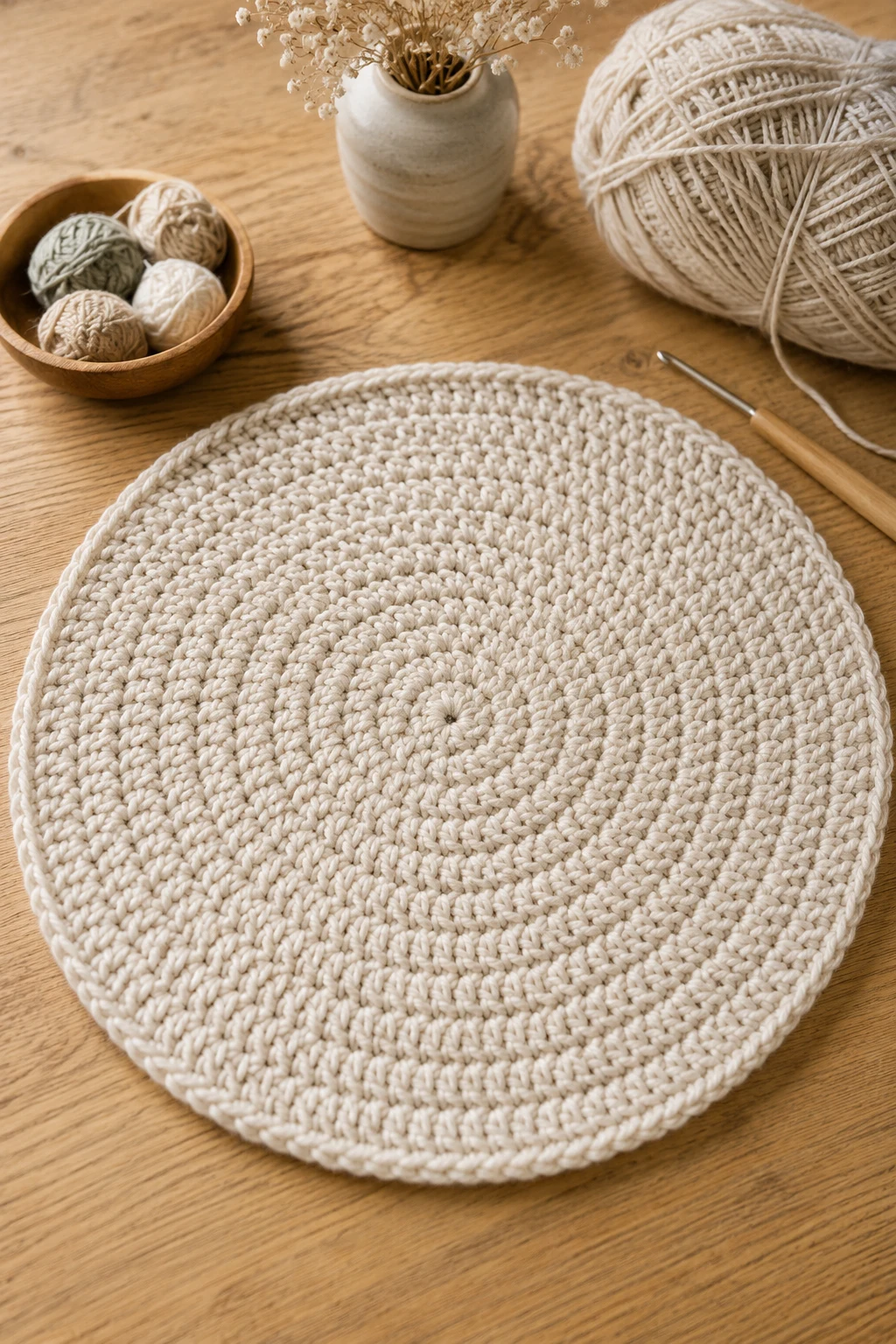 Minimalist Scandinavian — crochet placemat patterns free style outfit