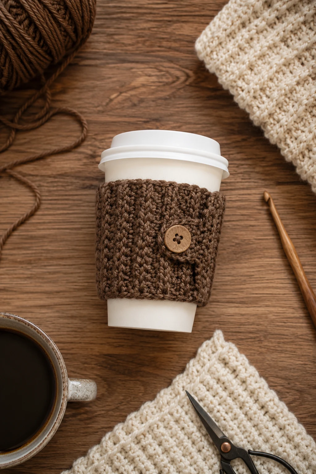 Crochet Gift Ideas for Boyfriend: A Cozy Coffee Sleeve — crochet presents ideas style outfit