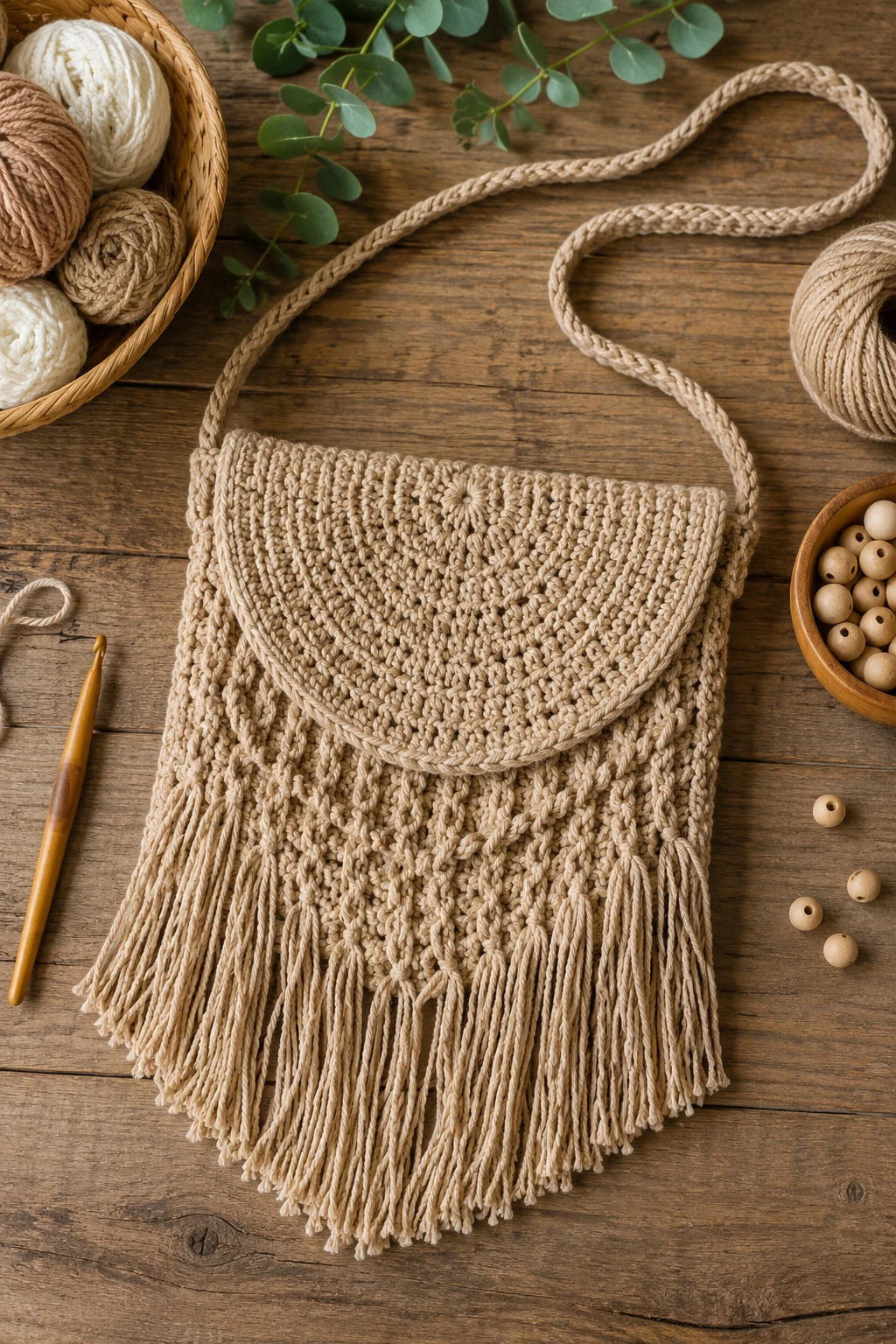 Boho Fringe Crossbody — crochet purse ideas style outfit