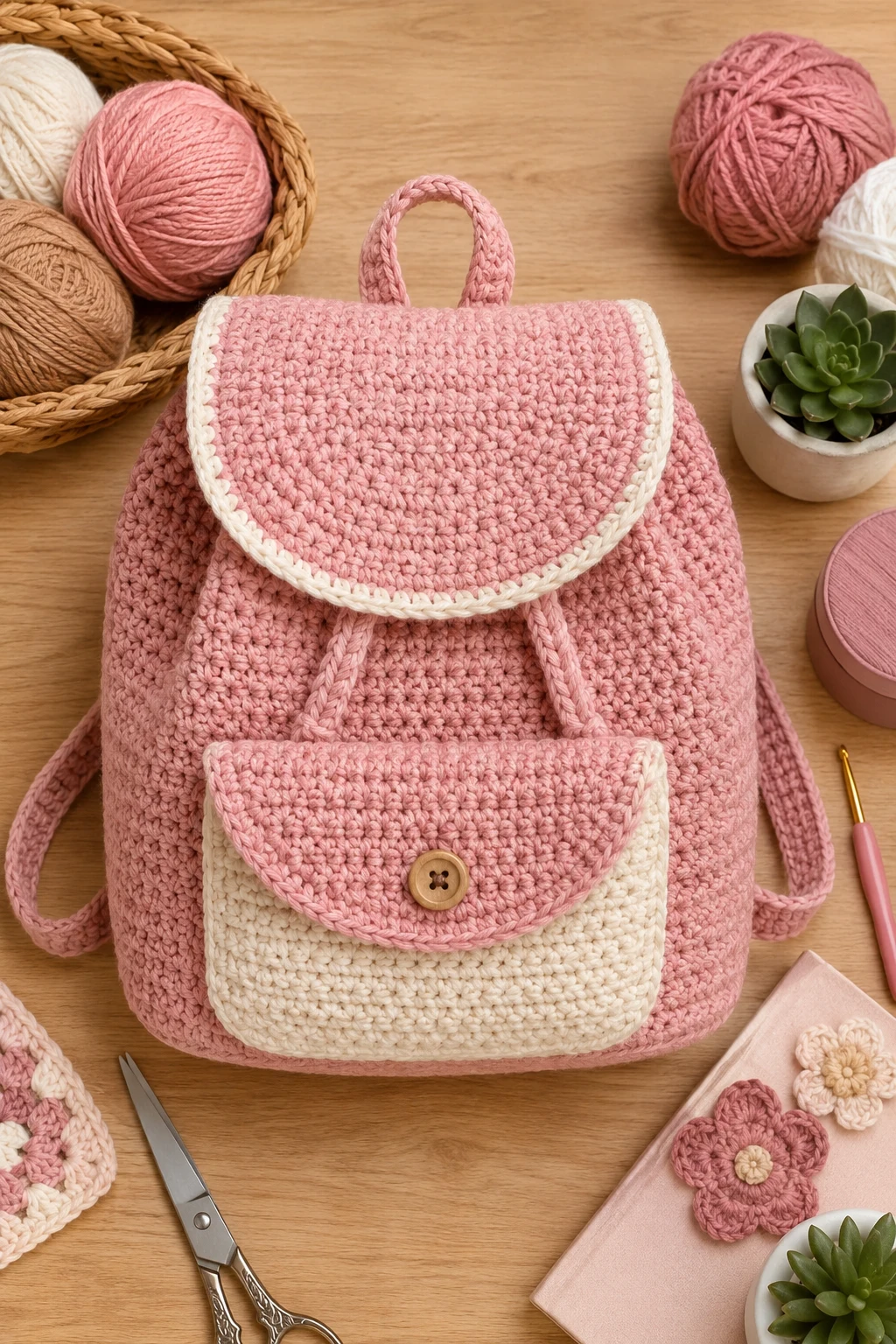 Beginner-Friendly Crochet School Bag — crochet school bag style outfit