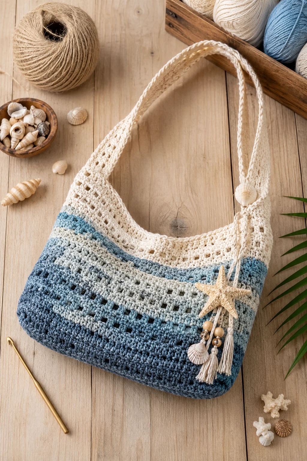 Coastal Crochet Shoulder Bag — crochet shoulder bag style outfit