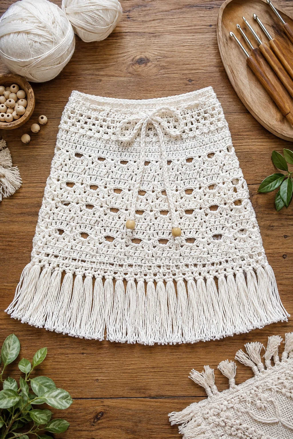 White Festival Fringe Skirt — crochet skirt ideas style outfit