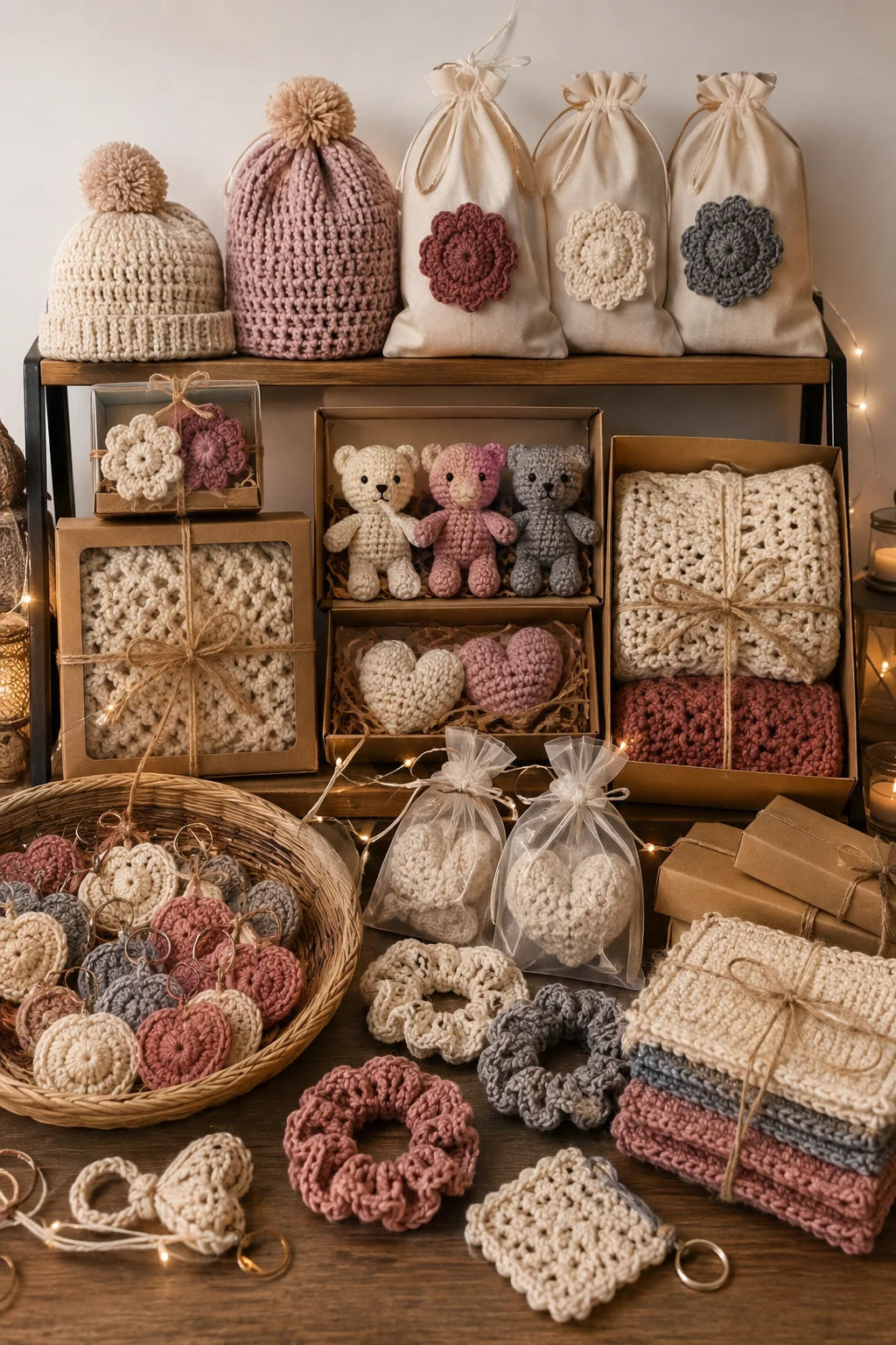 The “Gift Ready” Station — crochet stall display ideas style outfit