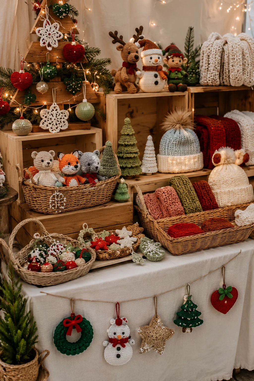 Crochet Stall Display Ideas for a Christmas Market — crochet stall display ideas style outfit
