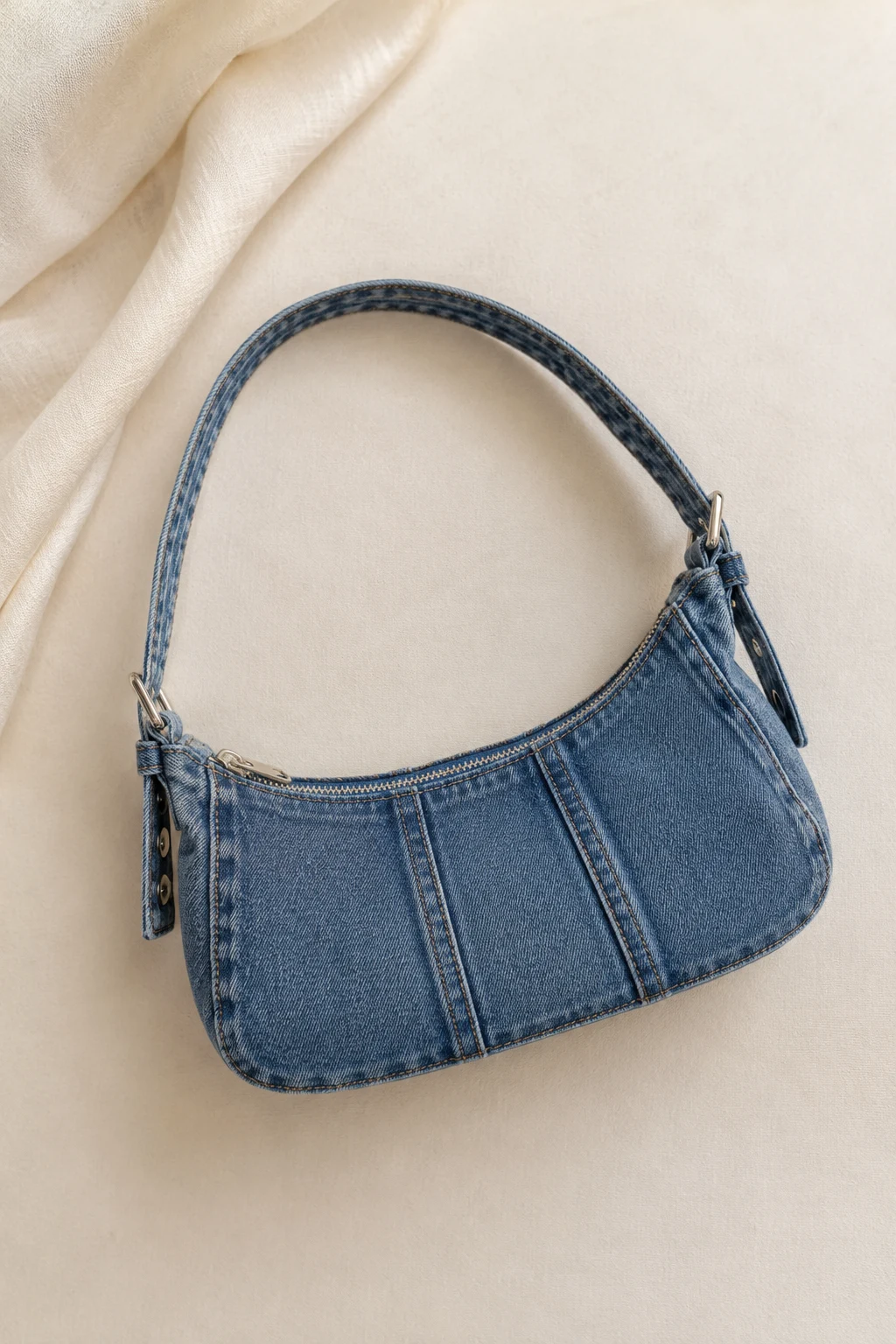 Cropped Denim Bag — Cute bags style outfit