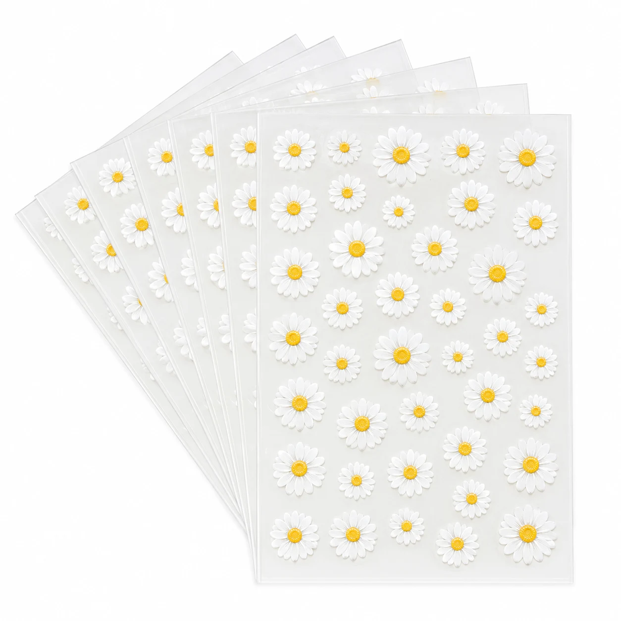TOOLI-ART Daisy Flower Nail Stickers