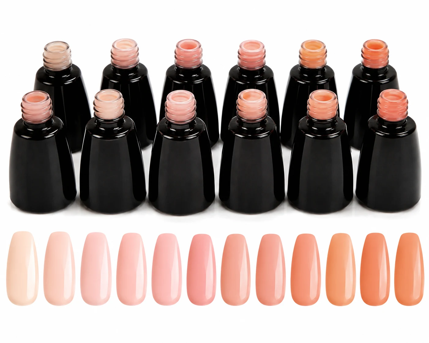 Beetles Peach Gel Nail Polish Set