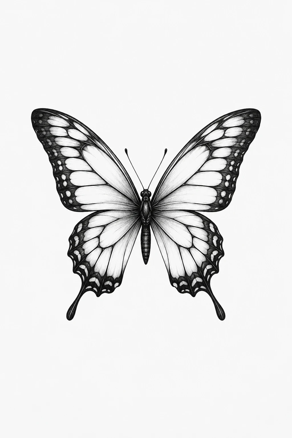 Butterfly Stencil Style — dainty butterfly tattoo style outfit