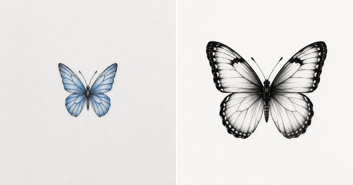 Dainty butterfly tattoo: 7 Amazing Tattoo Ideas for dainty butterfly tattoo
