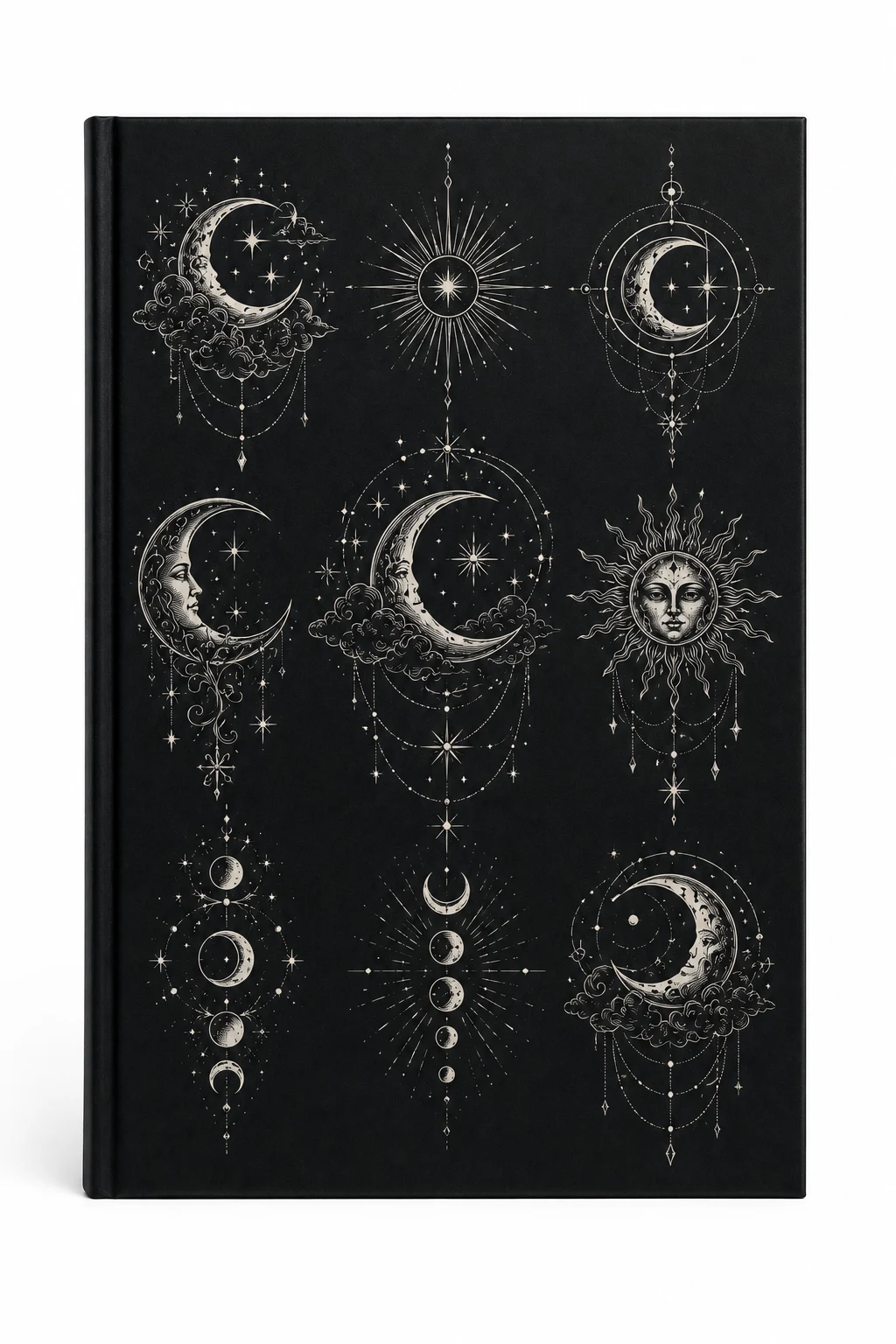 Celestial Tattoo Designs: Moon, Stars and Cosmic Tattoo Stencils