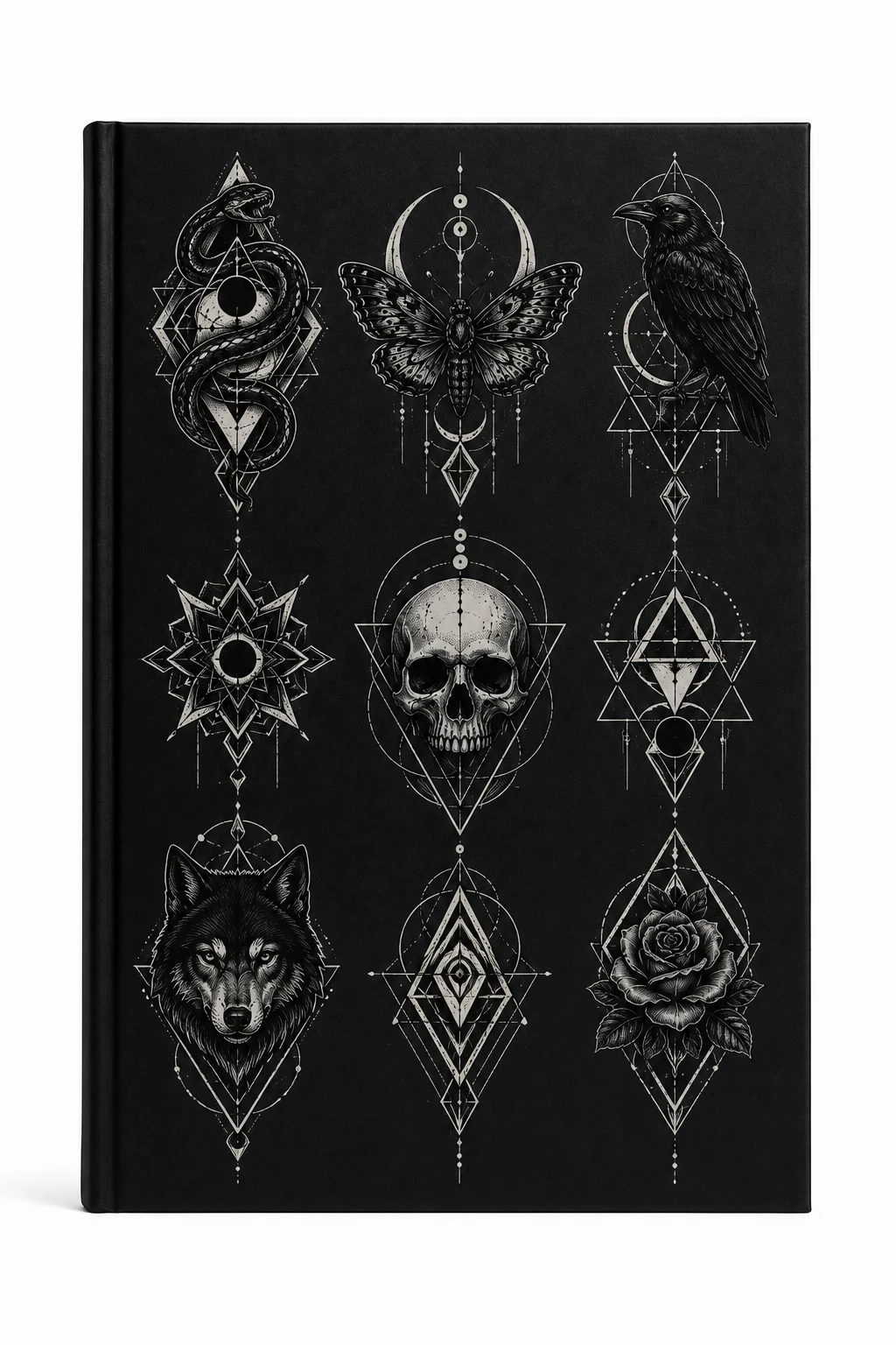 Blackwork Tattoo Flash: Bold Geometric and Dark Tattoo Designs