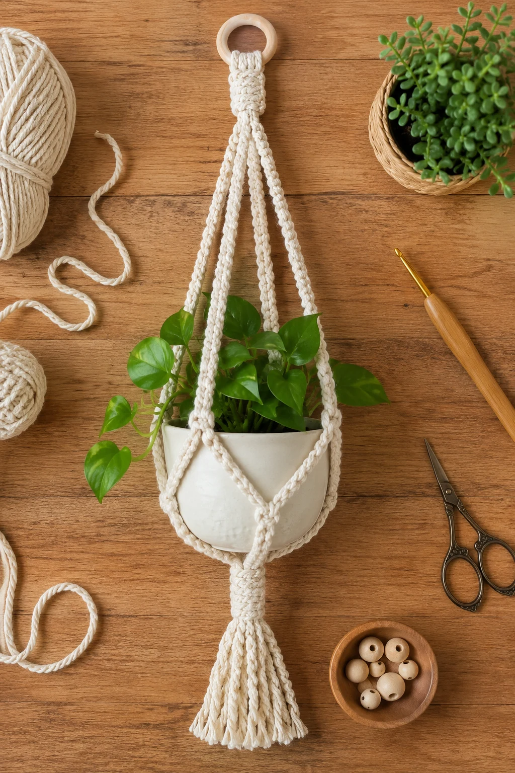 Easy Crochet Plant Hanger — easy crochet ideas for beginners simple style outfit