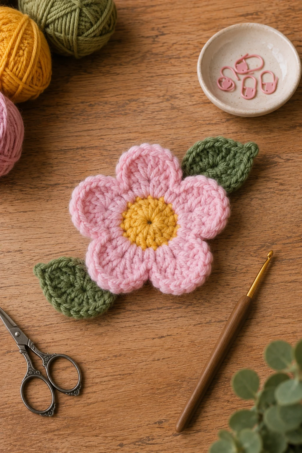 Beginner Crochet Flower — easy crochet ideas for beginners simple style outfit